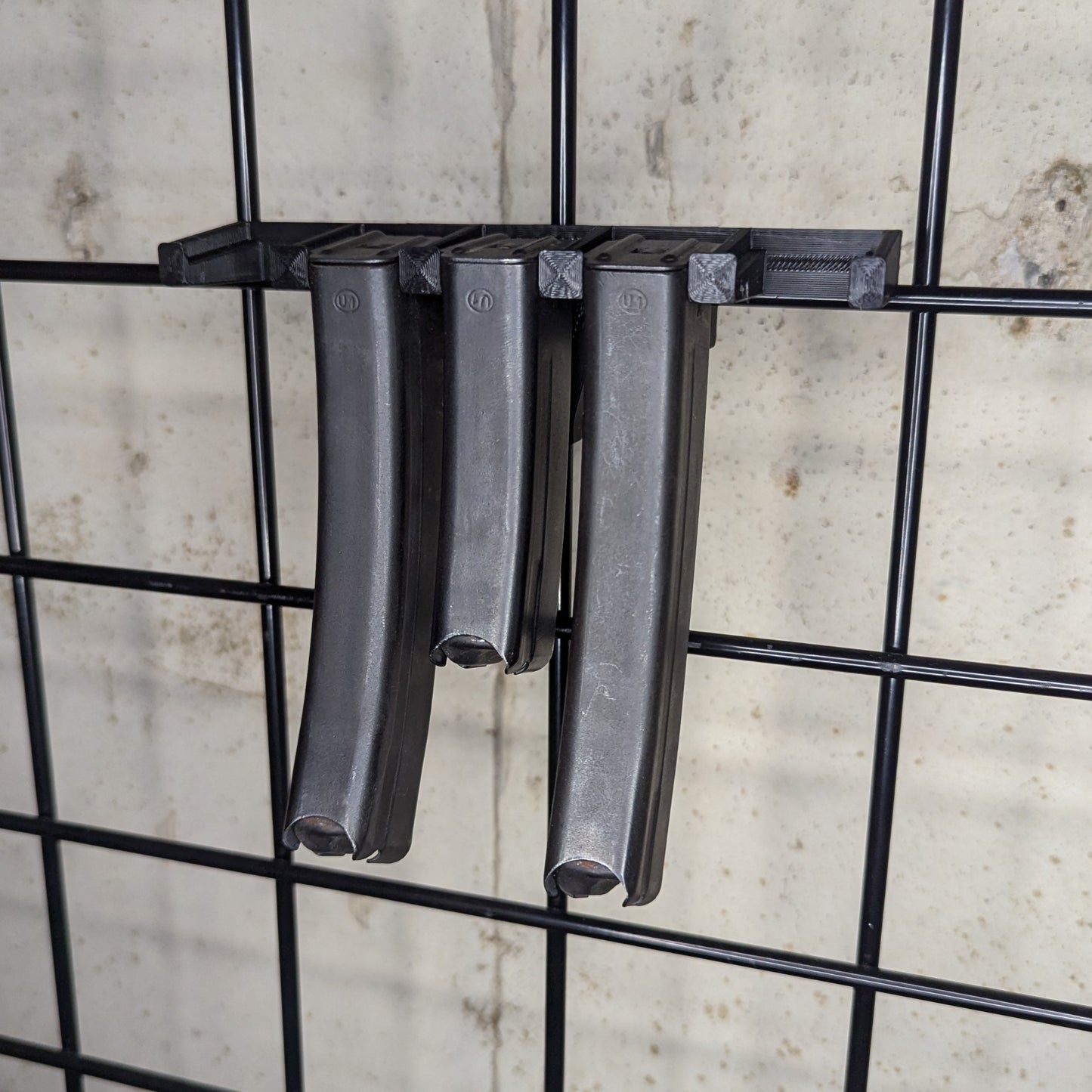 Mount for VZ 61 Skorpion .32 ACP Mags - Gridwall | Magazine Holder Storage Rack