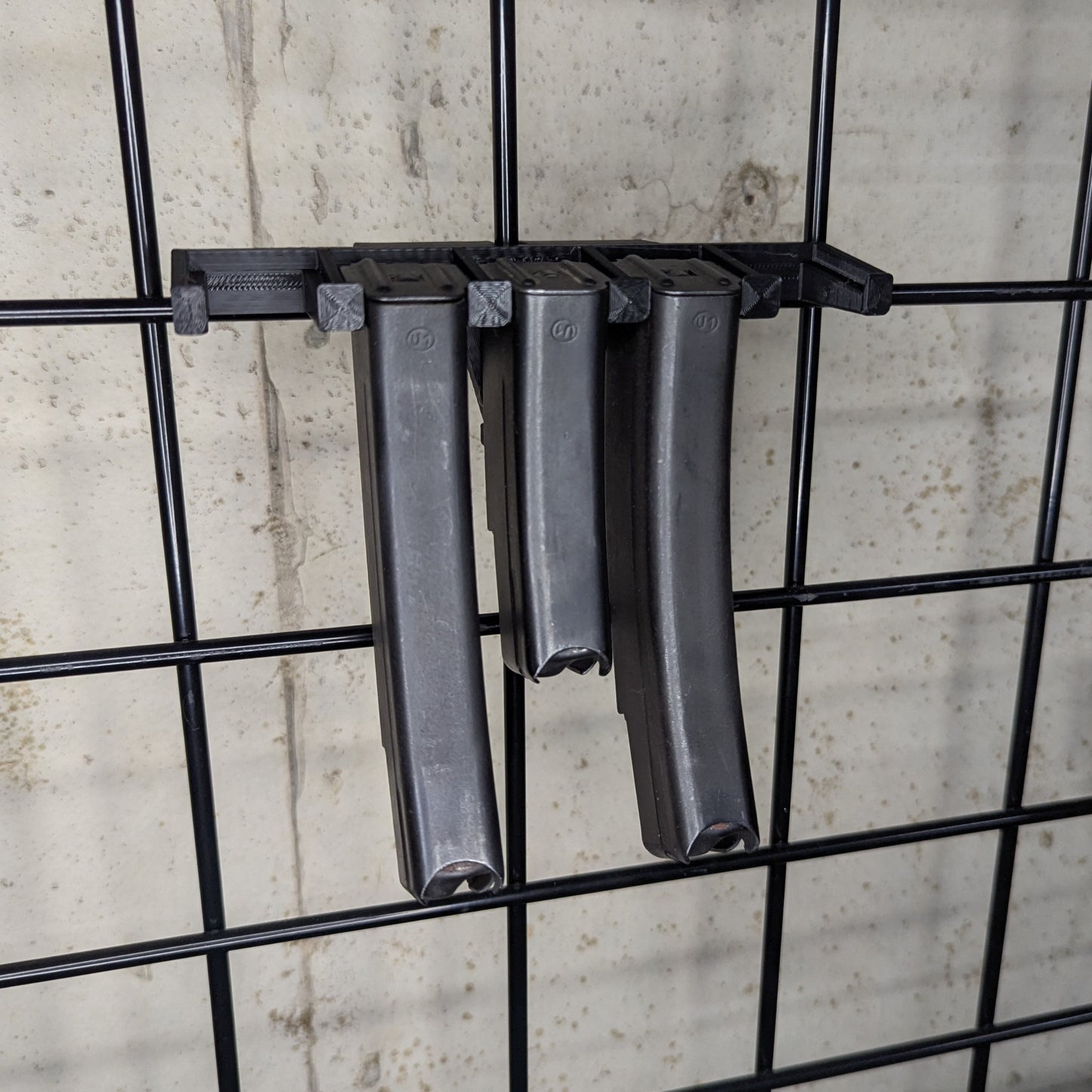 Mount for VZ 61 Skorpion .32 ACP Mags - Gridwall | Magazine Holder Storage Rack