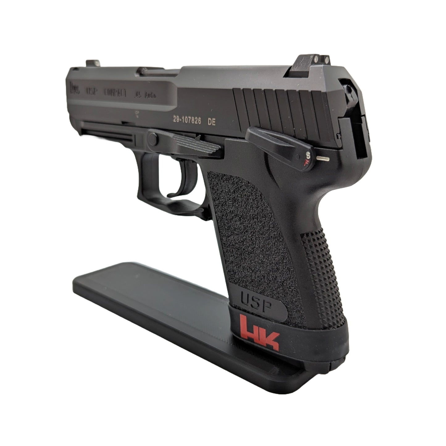 Display Stand for HK USP 45 Compact | Handgun Holder Storage Rack