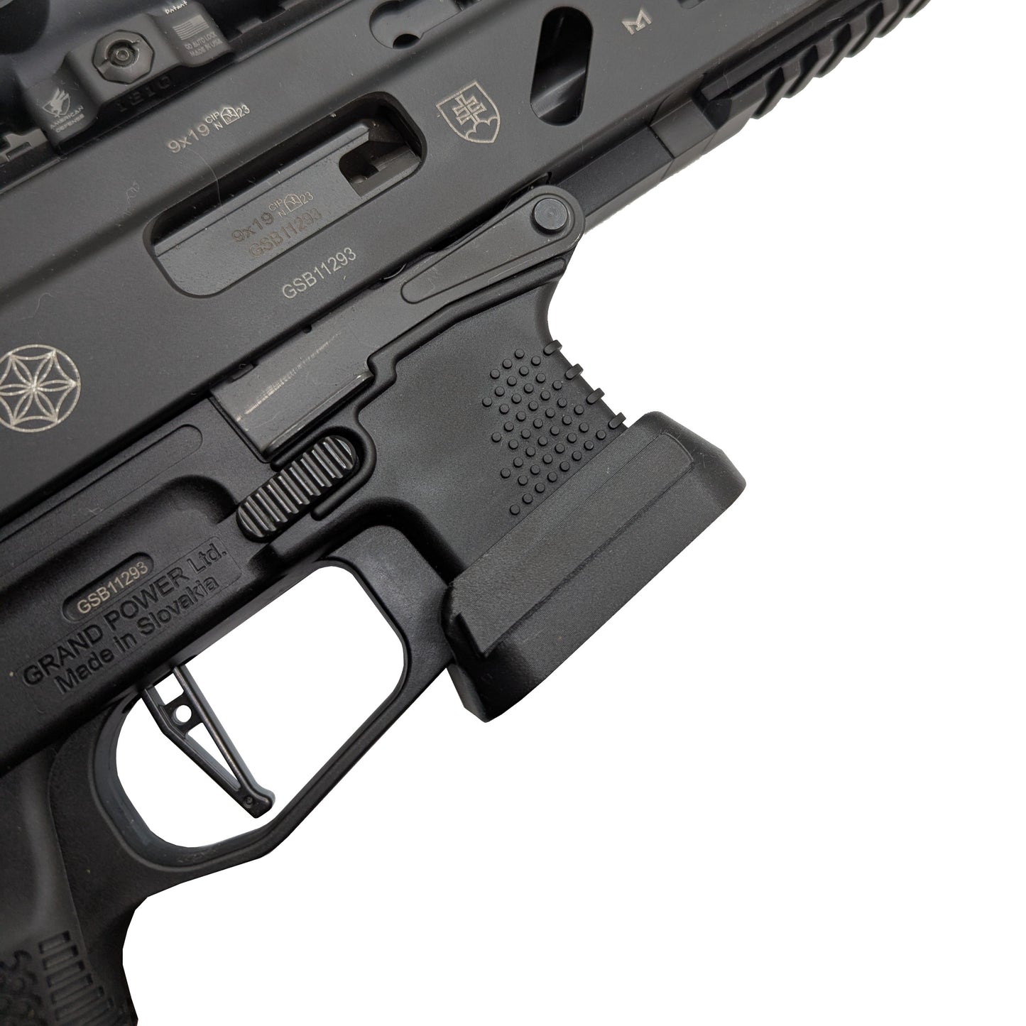 Friction-Fit Flared Magwell for Stribog SP9A3 9mm