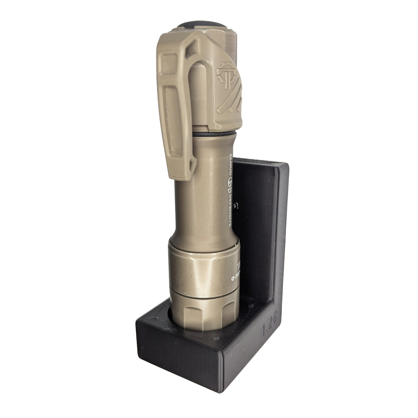 Flashlight Vertical Display Mount - Magnetic | Gear Holder Storage Rack