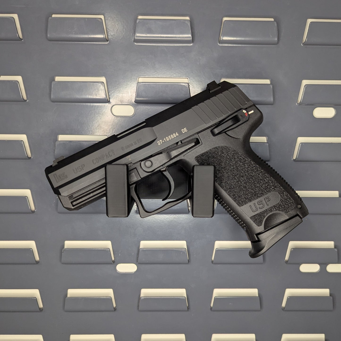Universal Pistol Mount - Cradle Version - SecureIt / Akro-Mils | Handgun Holder Storage Rack