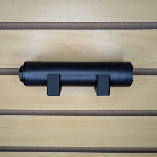 Silencer / Suppressor Display Mount Horizontal - Slatwall | Gear Holder Storage Rack