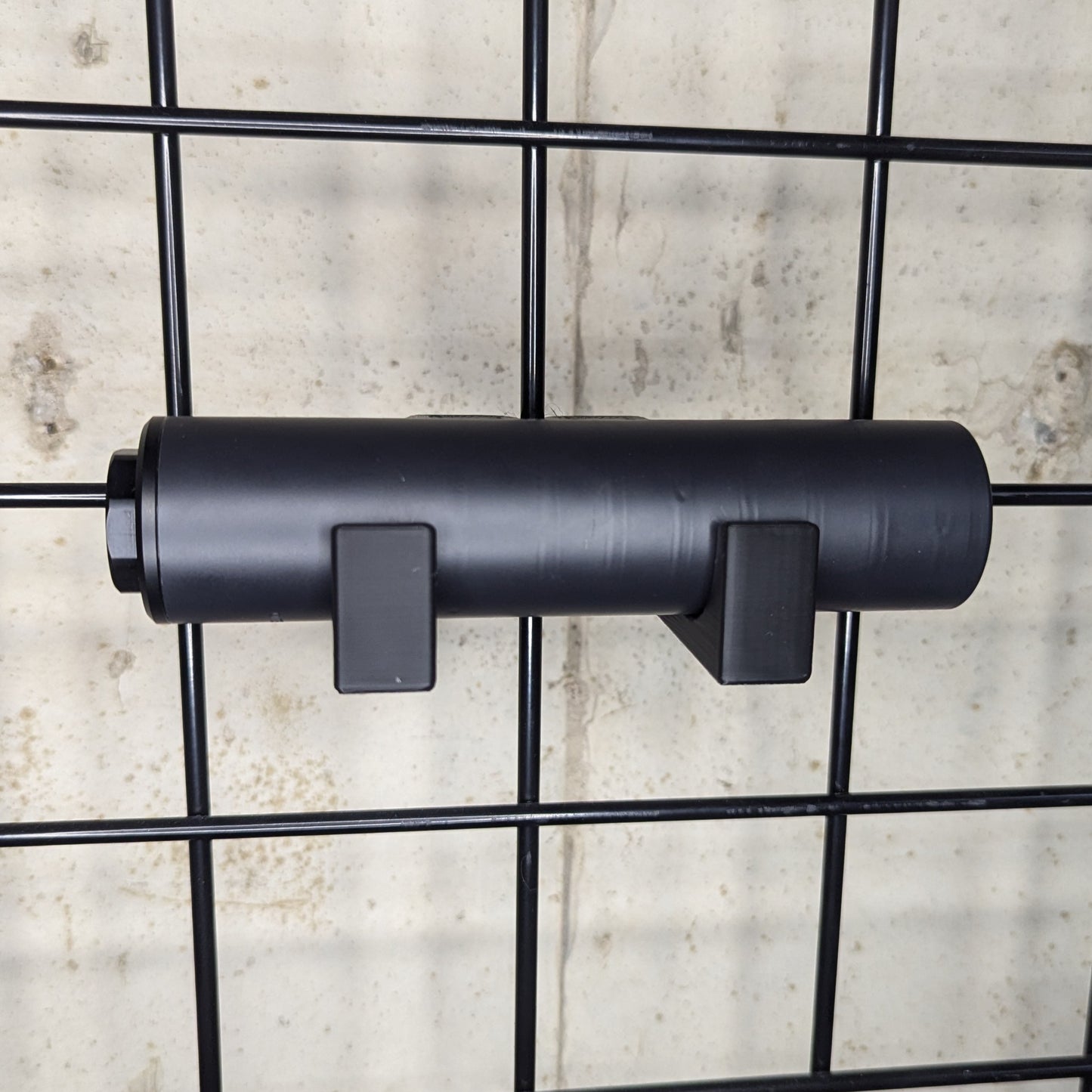 Silencer / Suppressor Display Mount Horizontal - Gridwall | Gear Holder Storage Rack