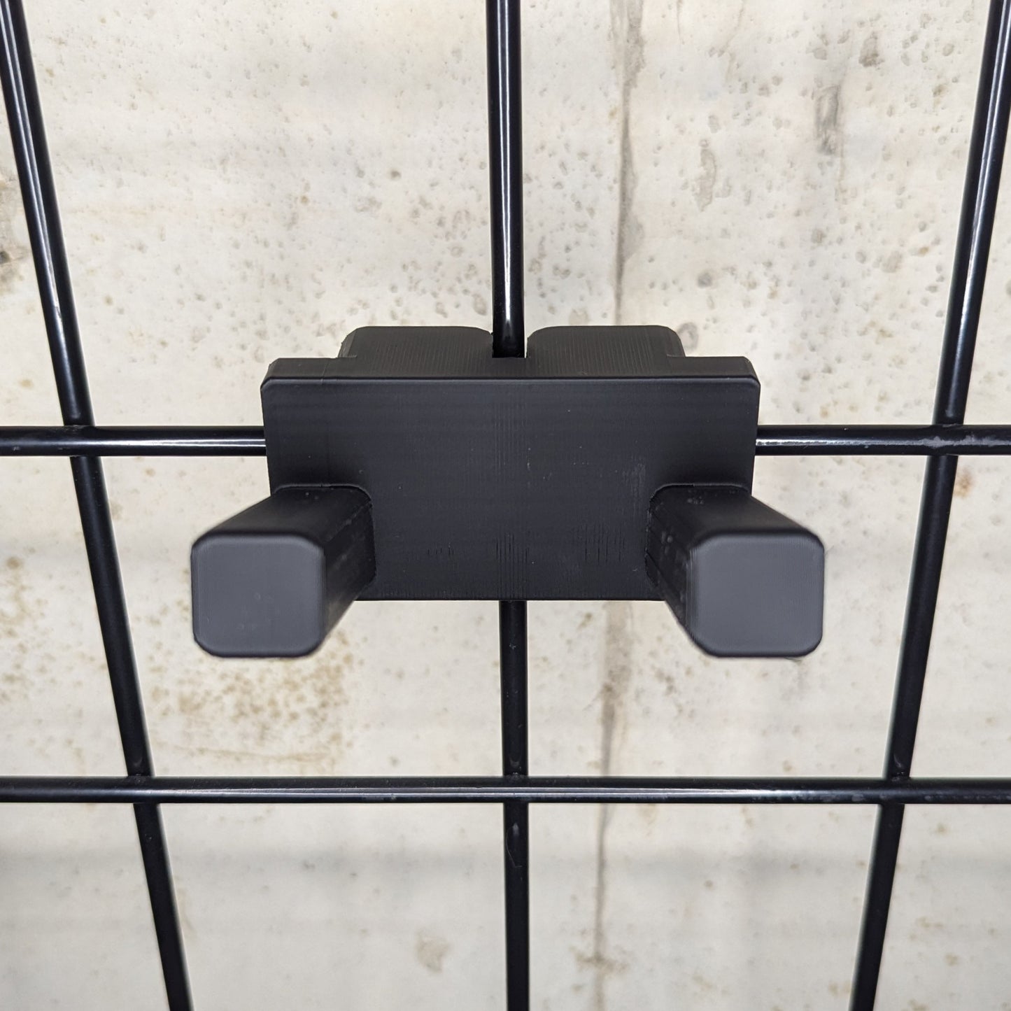 Universal Pistol Mount - Bar Version - Gridwall | Handgun Holder Storage Rack