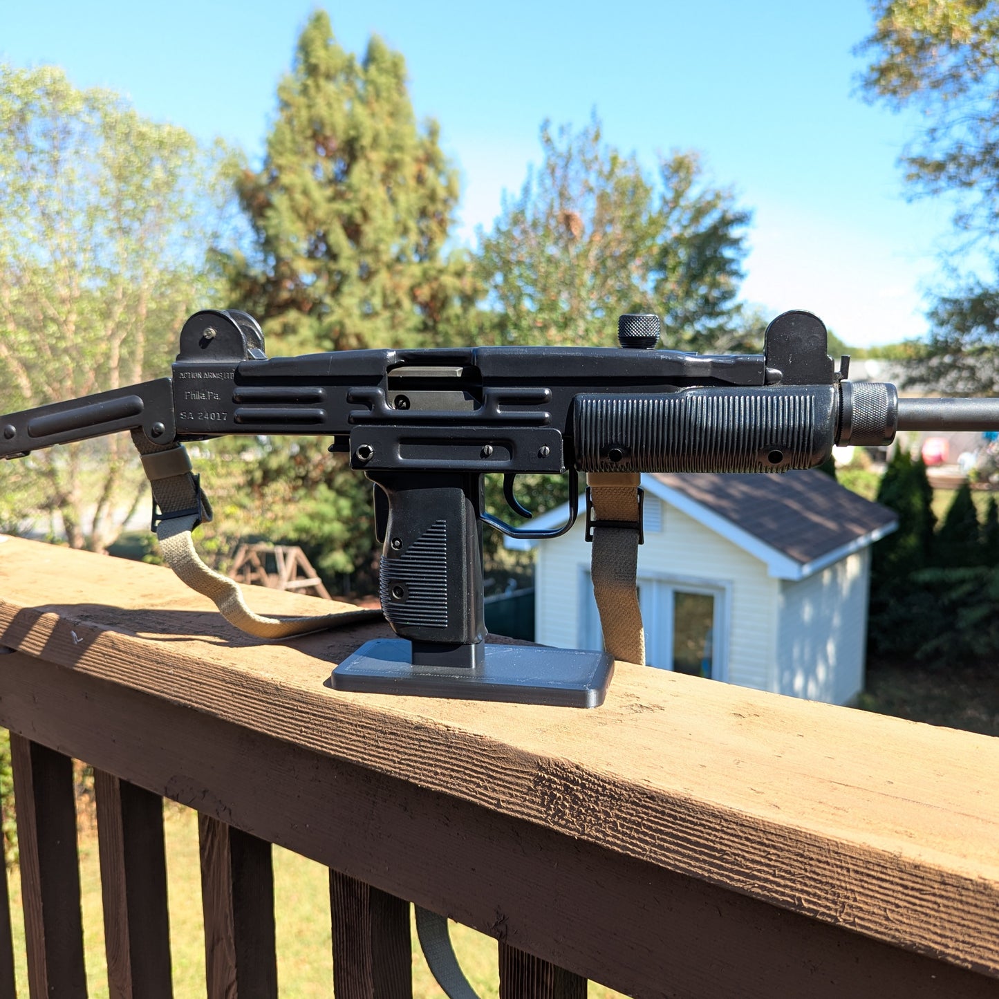 Display Stand for UZI | Rifle Holder Storage Rack