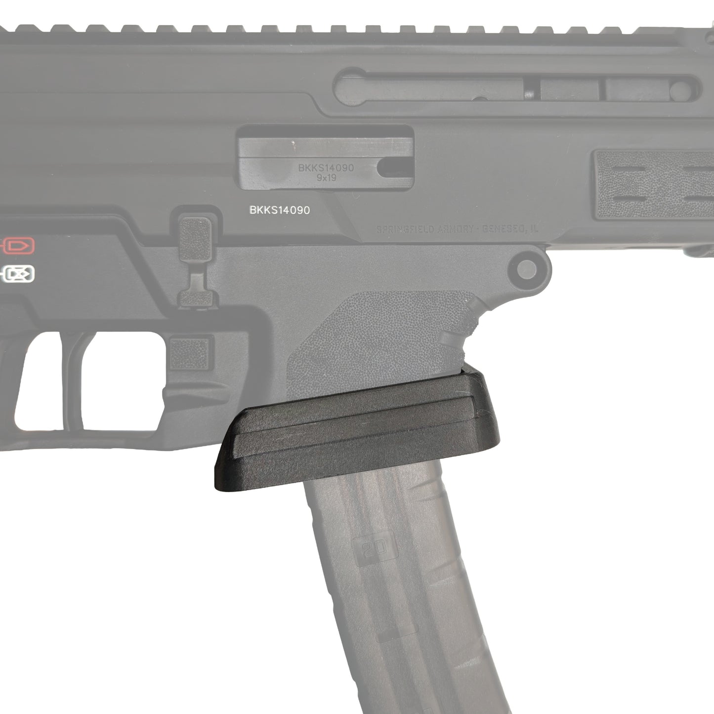 Friction-Fit Flared Magwell for Springfield Kuna 9mm