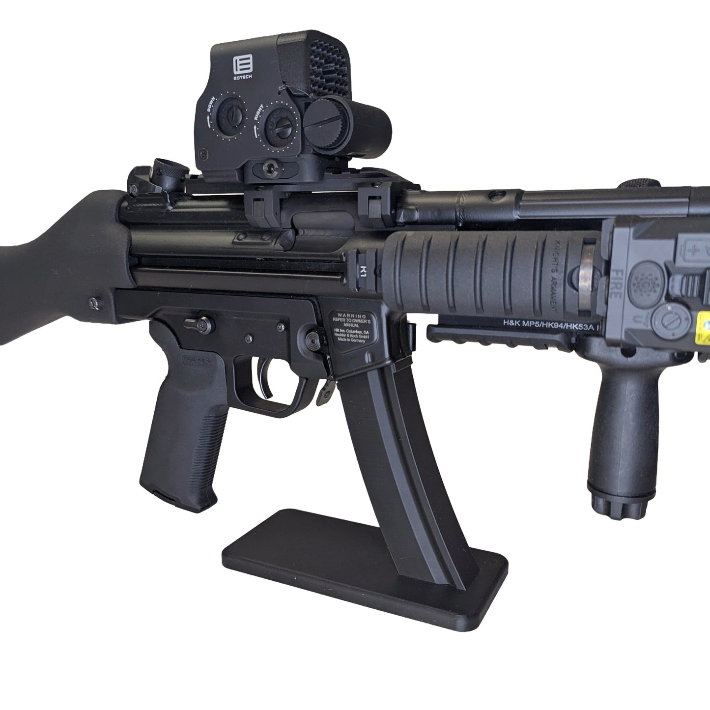 Display Stand for HK MP5 Curved | Rifle Holder Storage Rack