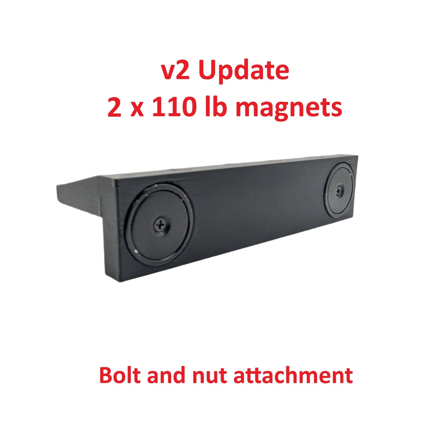 Silencer / Suppressor Display Mount Horizontal - Magnetic | Gear Holder Storage Rack