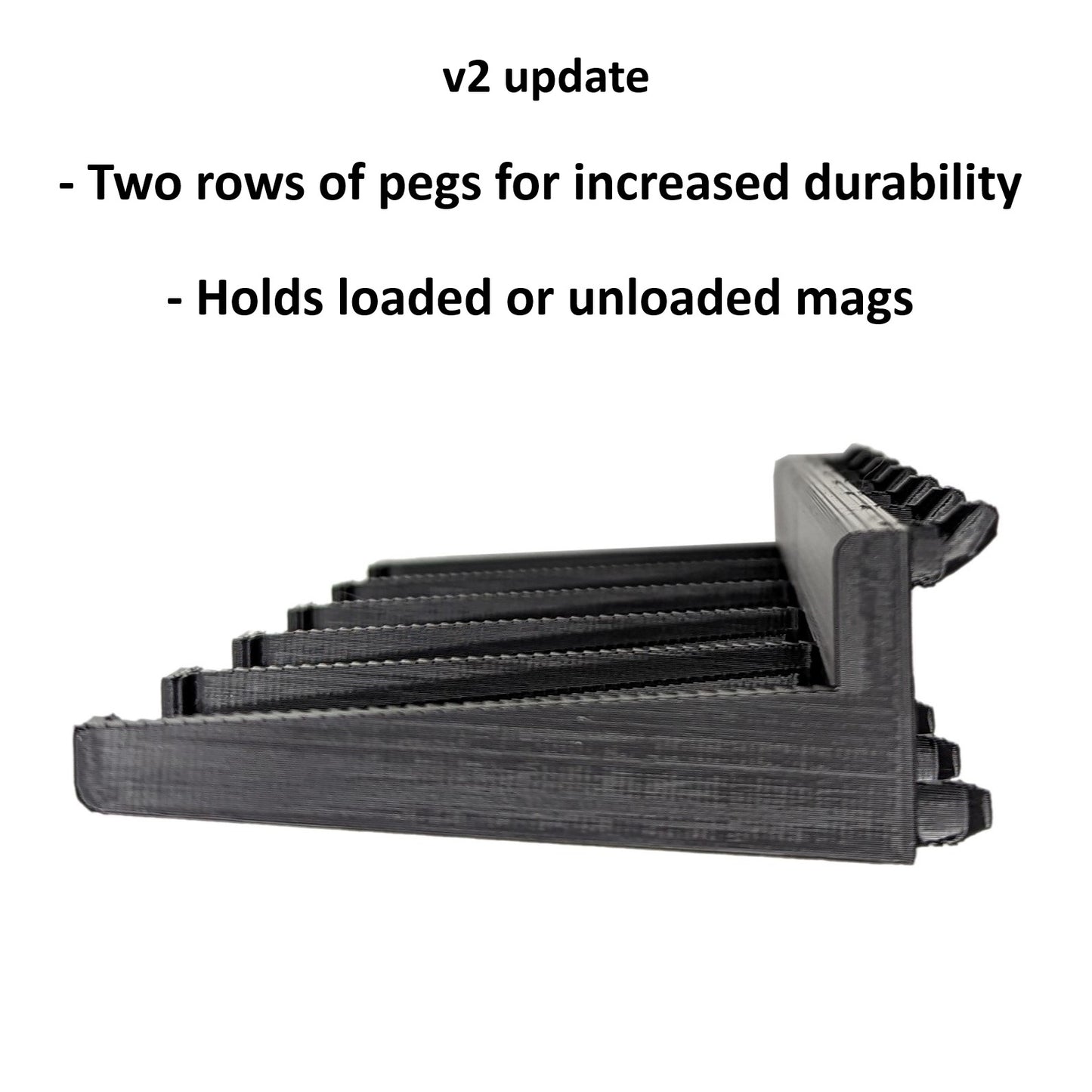 Mount for FN SCAR 17 762 Mags - Pegboard / IKEA Skadis / Wall Control / Vaultek | Magazine Holder Storage Rack