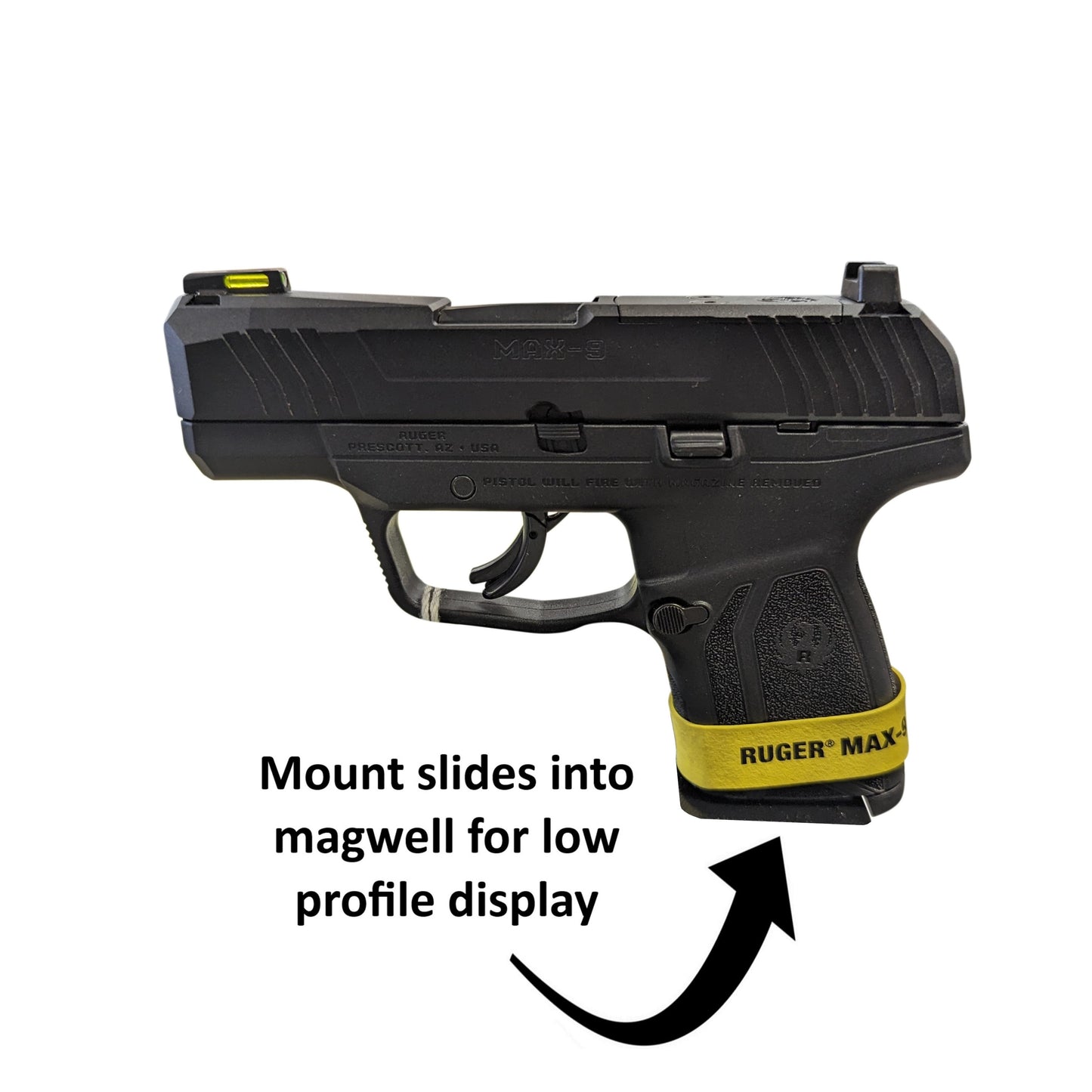 Magwell Mount for Ruger Max-9 / Pro - GallowTech | Handgun Holder Storage Rack