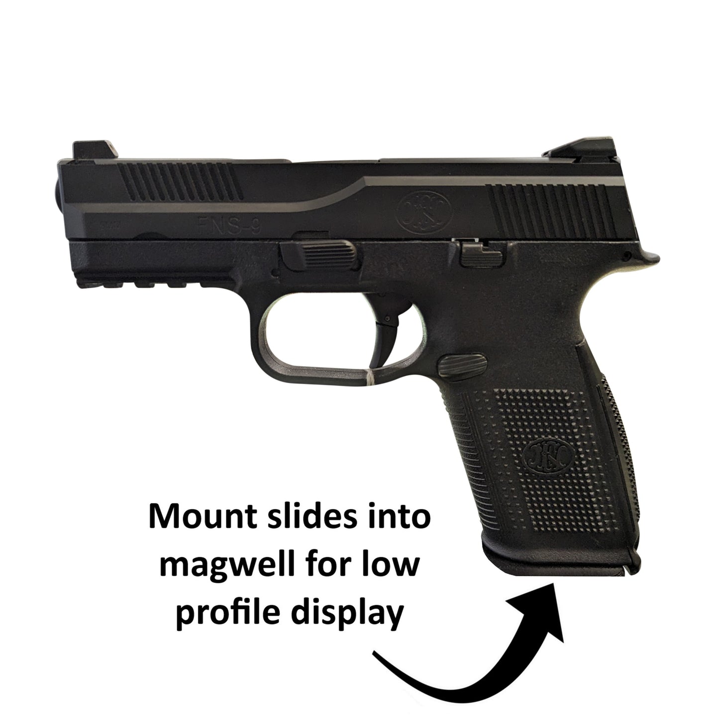 Magwell Mount for FN FNP / FNS 9 - GallowTech | Handgun Holder Storage Rack