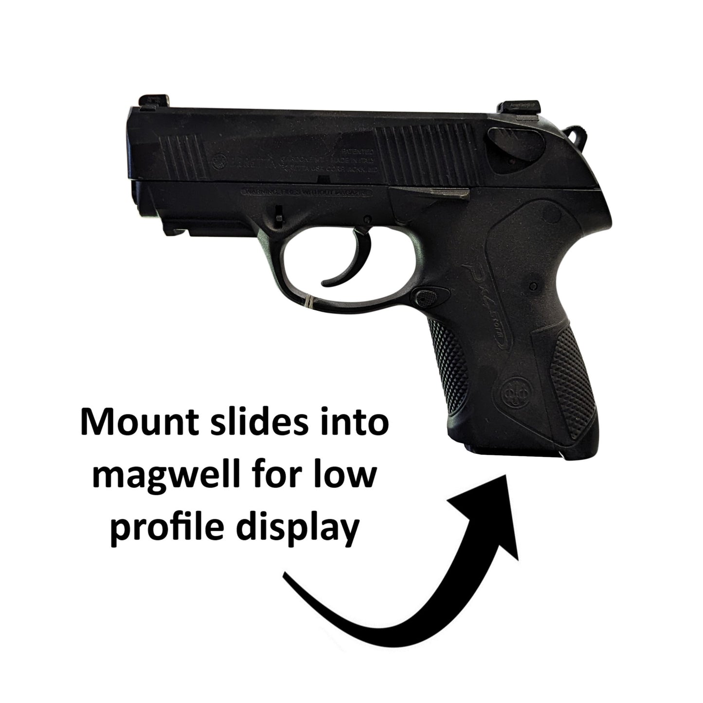 Magwell Mount for Beretta PX4 / Storm - Wall | Handgun Holder Storage Rack