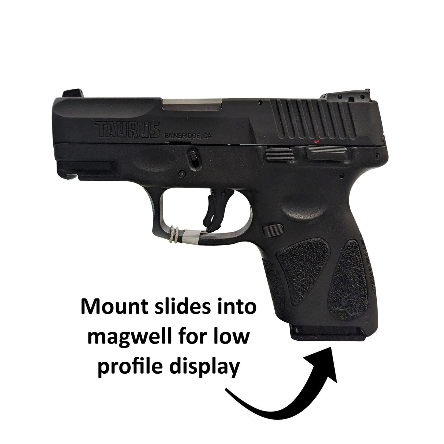 Magwell Mount for Taurus G2C - Gridwall | Handgun Holder Storage Rack