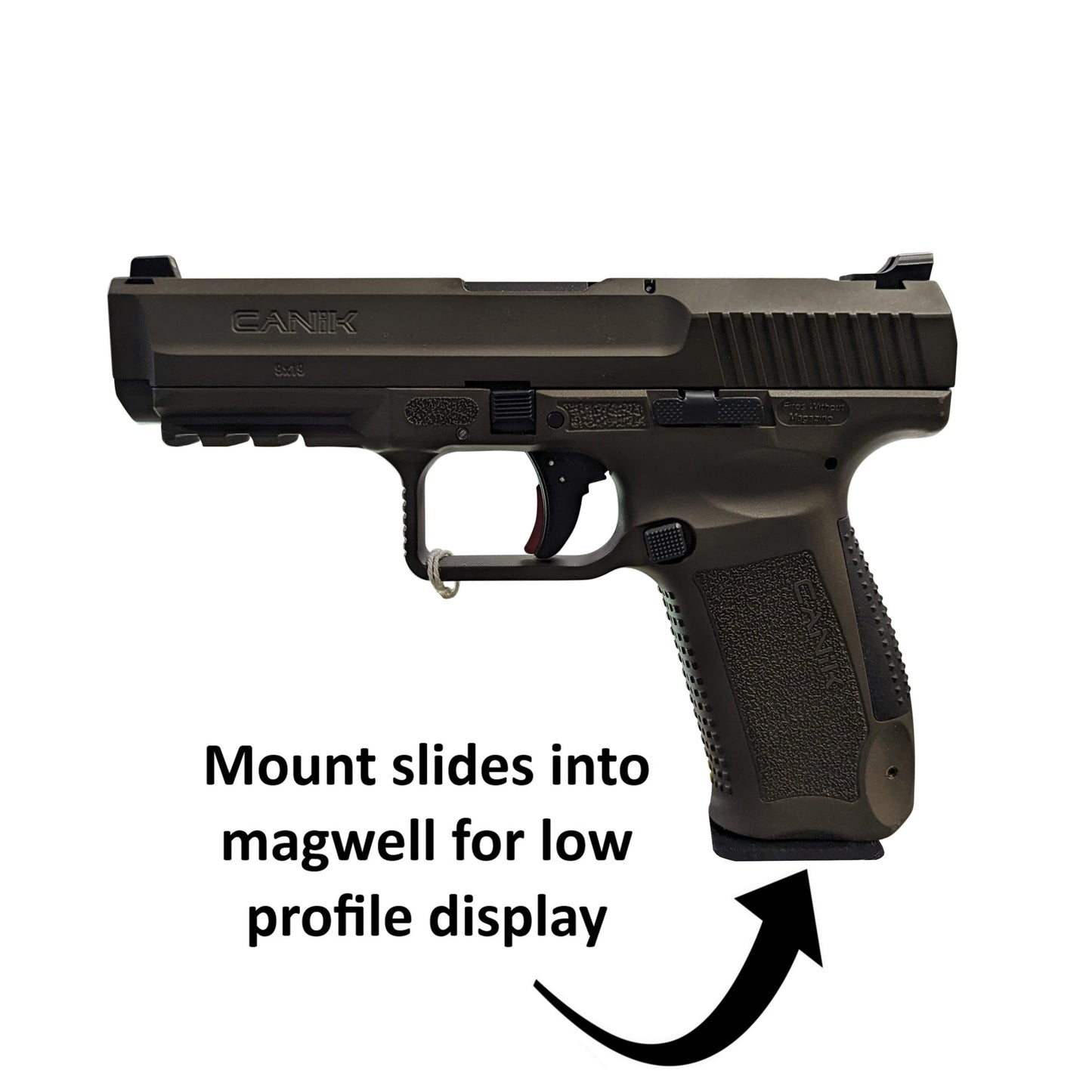 Magwell Mount for Canik TP9 / METE / Rival - Wall | Handgun Holder Storage Rack