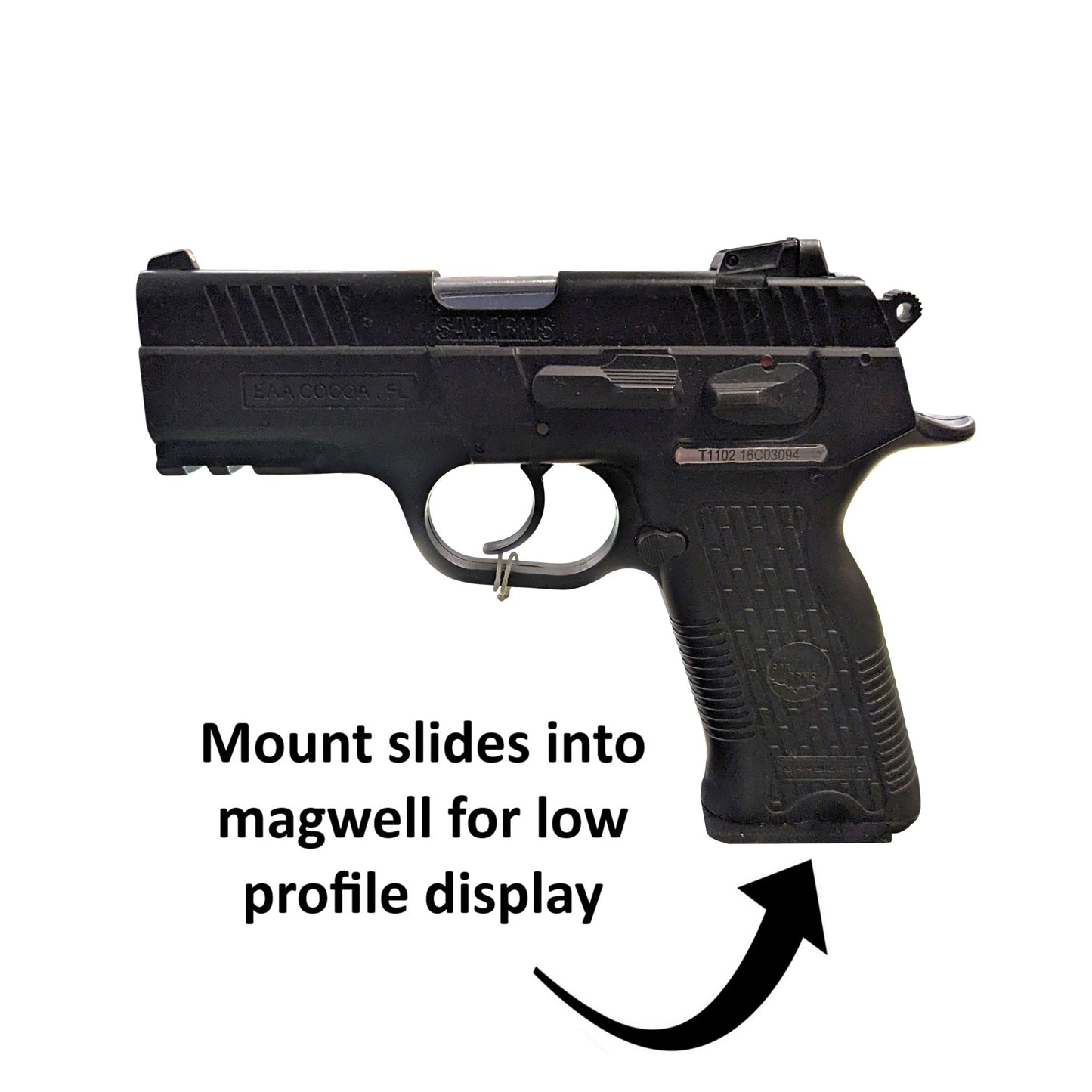 Magwell Mount for SAR K2P - GallowTech | Handgun Holder Storage Rack