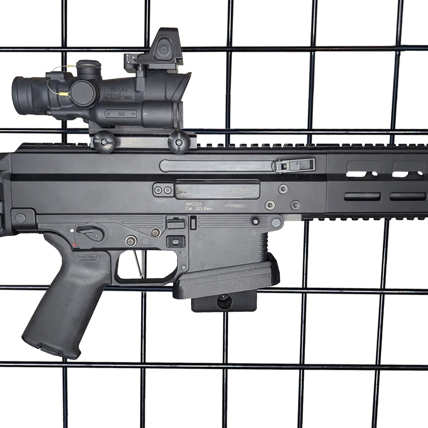 Magwell Mount for B&T APC / SPC 223 / 556 / 300 - Gridwall | Rifle Holder Storage Rack