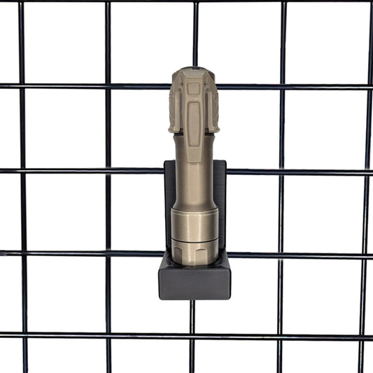 Flashlight Vertical Display Mount - Gridwall | Gear Holder Storage Rack