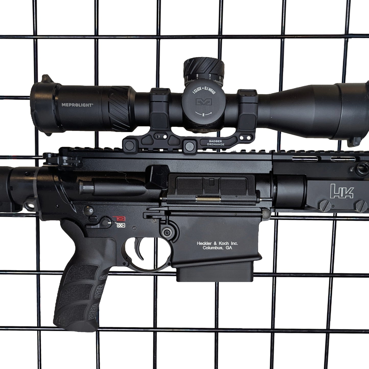 Magwell Mount for HK 417 / MR762 - Gridwall | Rifle Holder Storage Rack