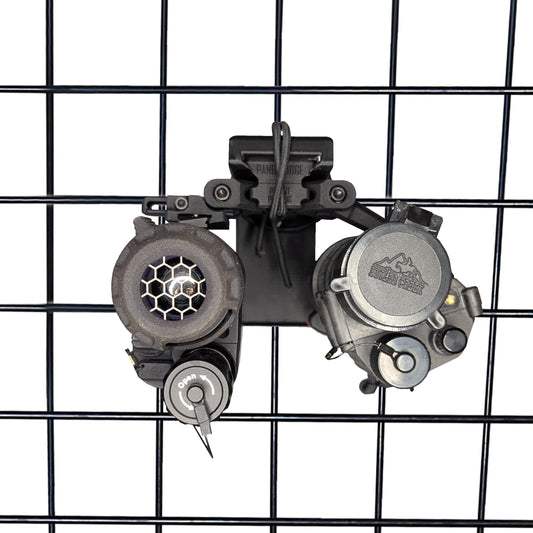 Angled Dovetail Mount for Night Vision / Thermal - Gridwall | Gear Holder Storage Rack