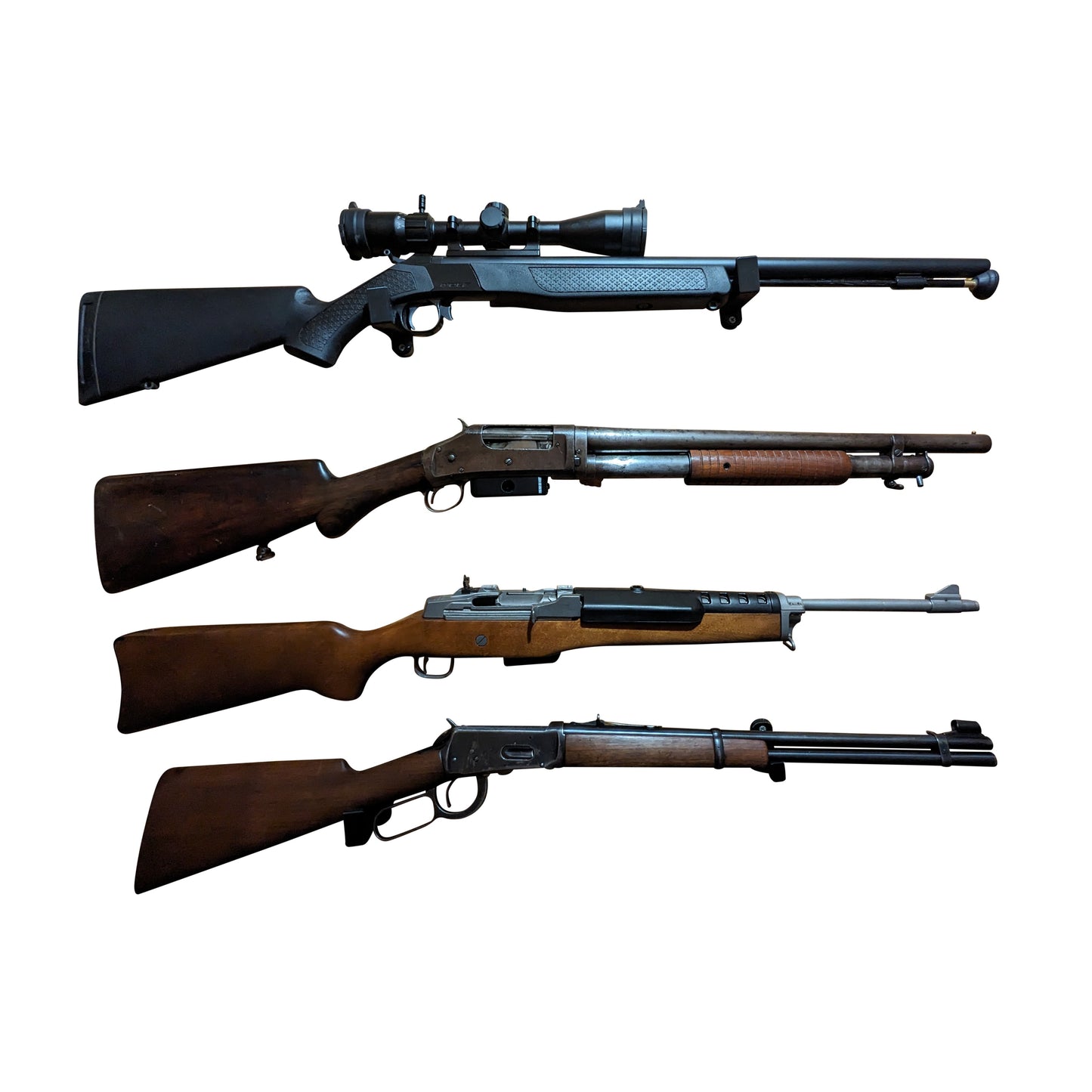 Universal Horizontal Gun Mount - Wall | Rifle Holder Storage Rack