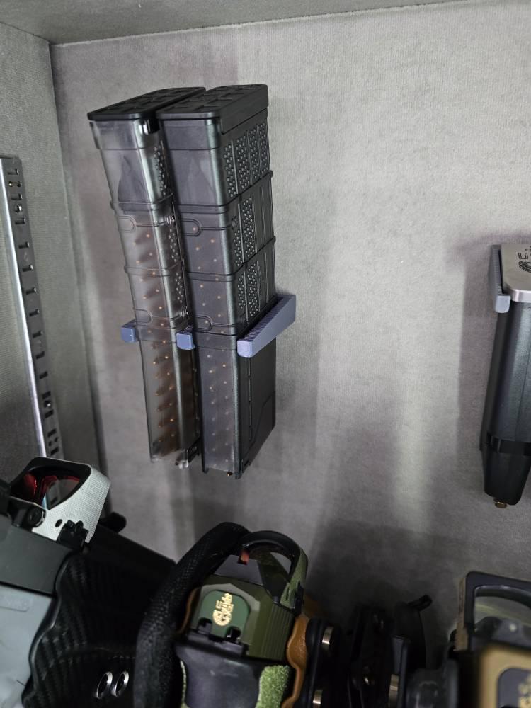 Mount for AR 15 556 Lancer Mags - Wall | Magazine Holder Storage Rack