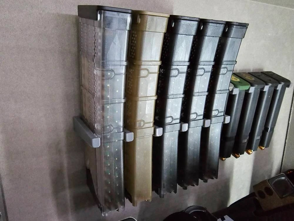 Mount for AR 15 556 Lancer Mags - Wall | Magazine Holder Storage Rack