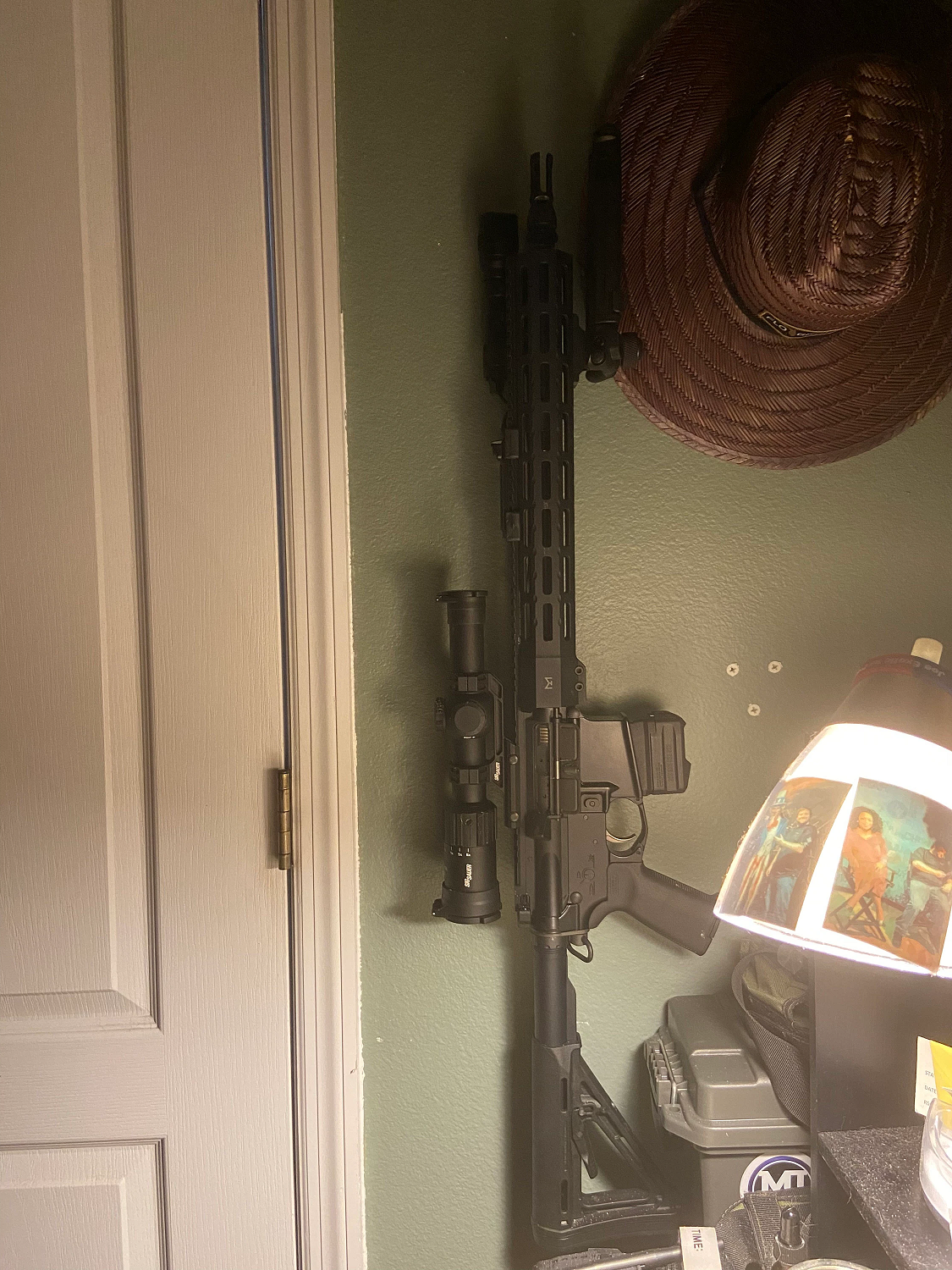 MLOK Vertical Gun Mount - Wall | Rifle Holder Storage Rack