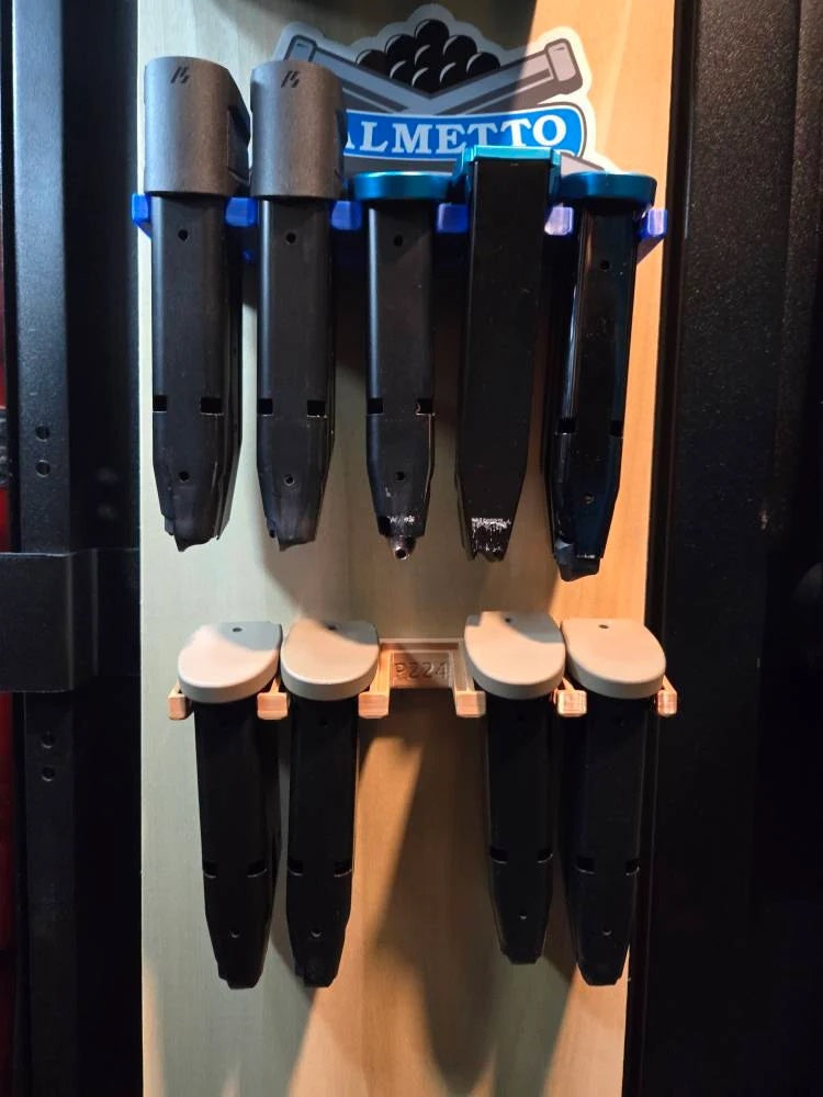 Mount for Sig P224 / P320 9mm Mags - Wall | Magazine Holder Storage Rack