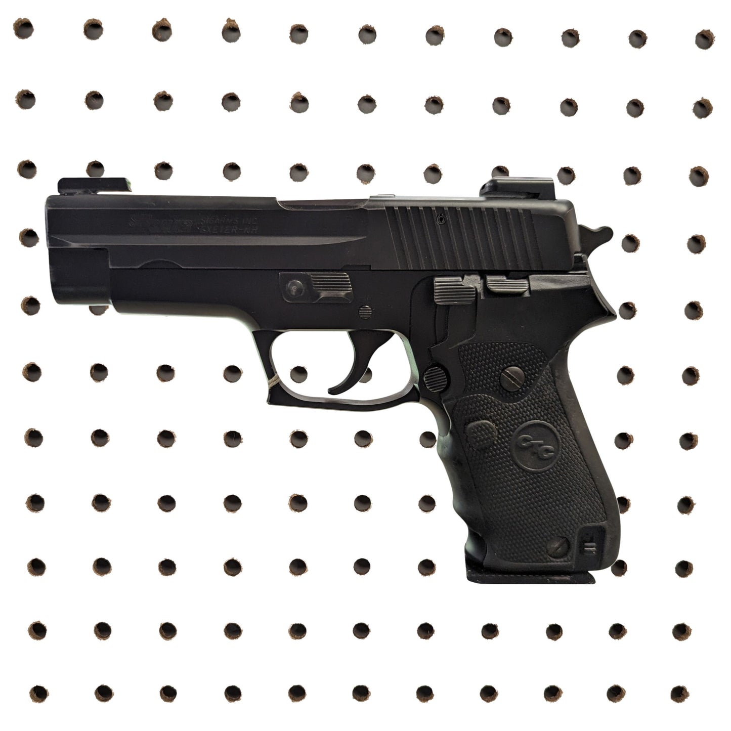 Magwell Mount for Sig P220 - Pegboard / IKEA Skadis / Wall Control / Vaultek | Handgun Holder Storage Rack