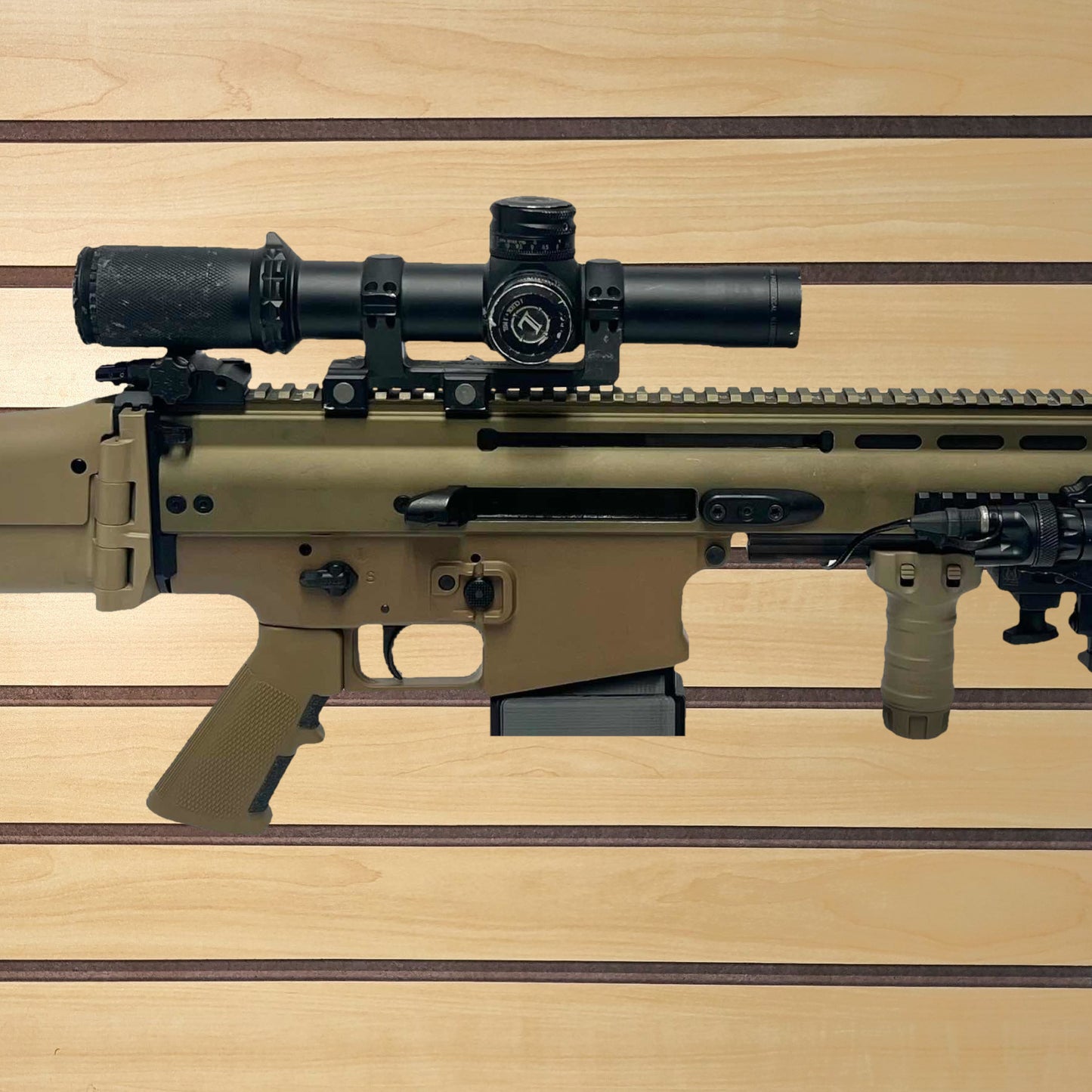 Magwell Mount for FN SCAR 17 - Slatwall | Rifle Holder Storage Rack