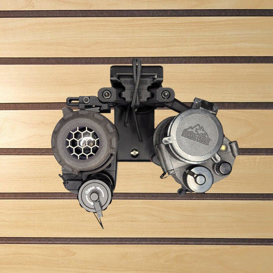 Angled Dovetail Mount for Night Vision / Thermal - Slatwall | Gear Holder Storage Rack