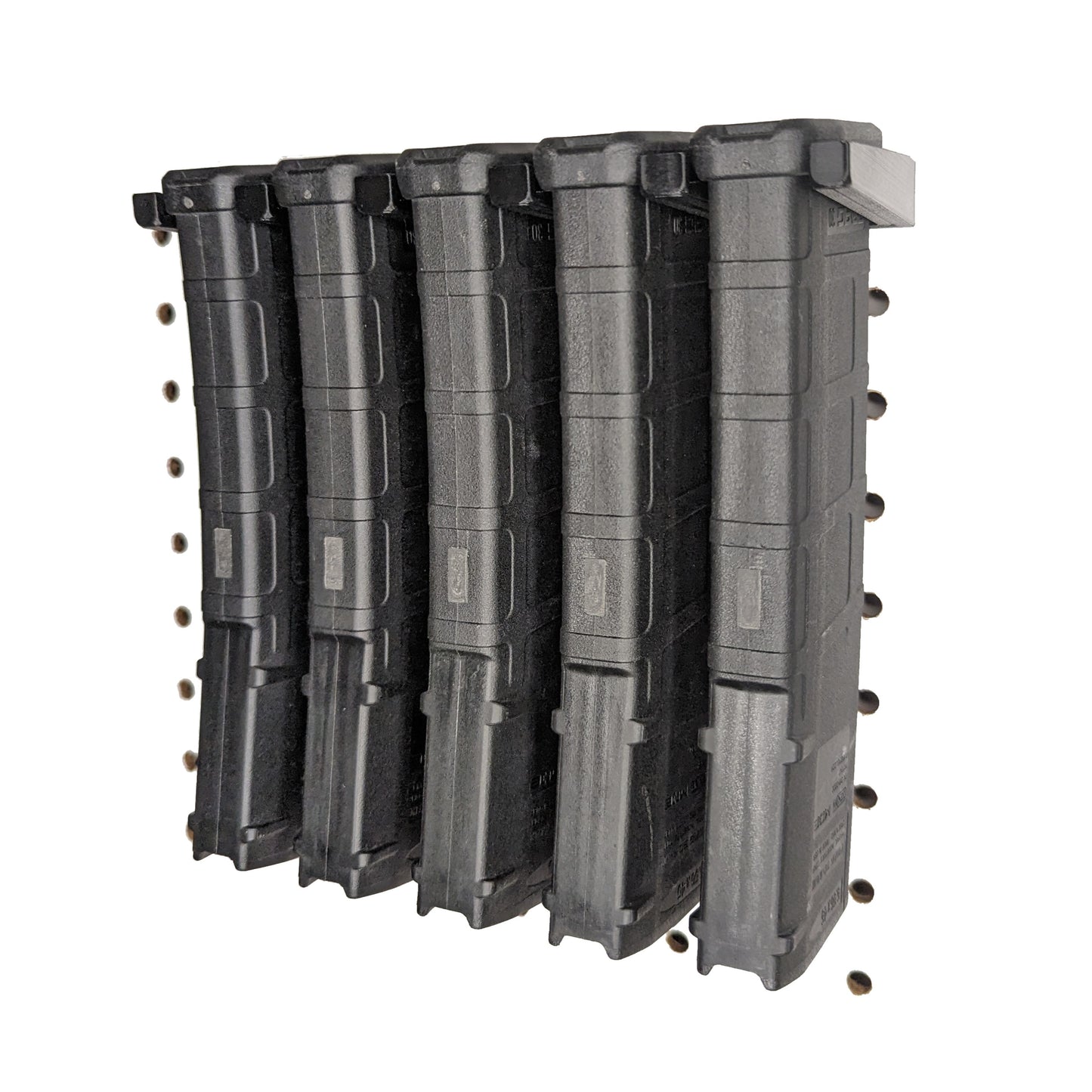 Mount for AR 15 Pmag / TMAG Mags - Pegboard / IKEA Skadis / Wall Control / Vaultek | Magazine Holder Storage Rack