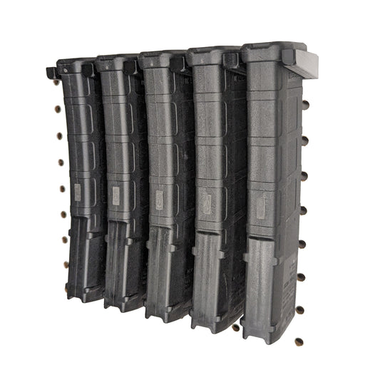 Mount for AR 15 Pmag / TMAG Mags - Pegboard / IKEA Skadis / Wall Control / Vaultek | Magazine Holder Storage Rack