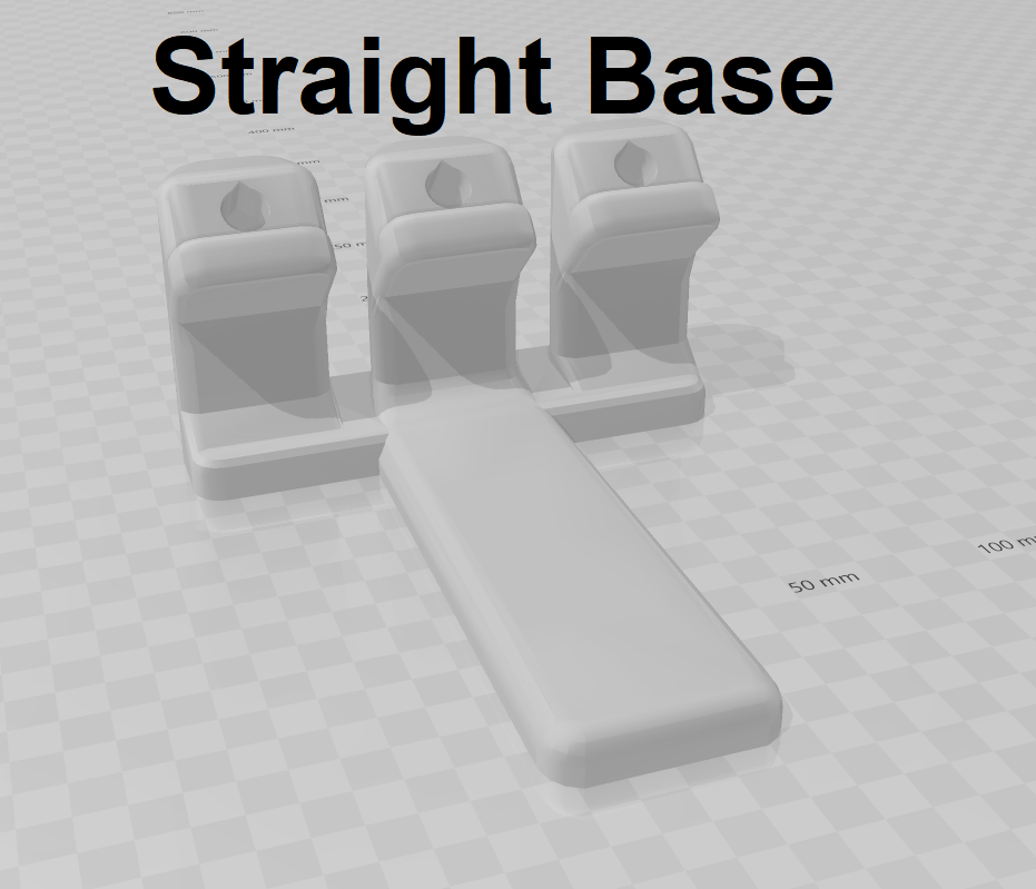 Triple Pistol and Silencer Stand / 3 Gun Mount | Handgun Holder Storage Rack