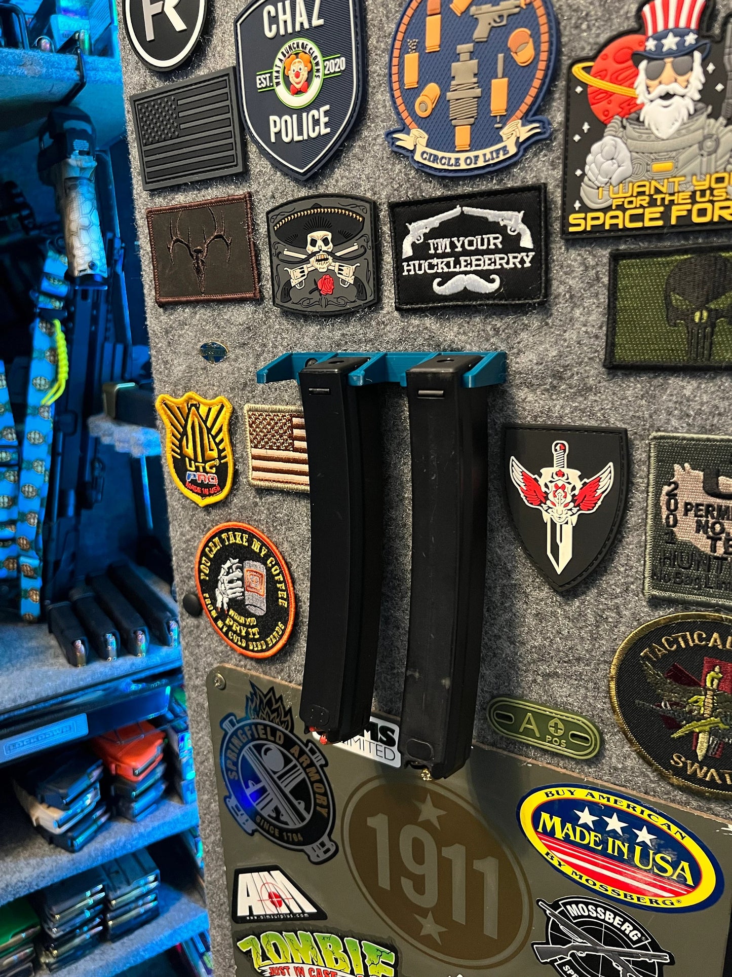 Mount for HK MP5 9/40/10 Mags - Wall | Magazine Holder Storage Rack