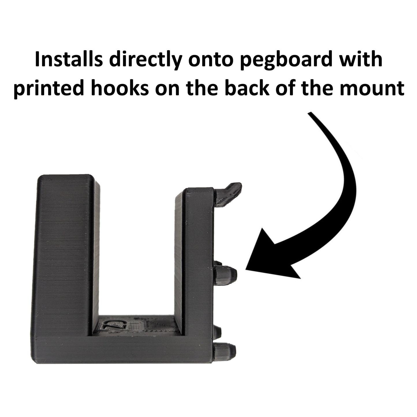 Flashlight Vertical Display Mount - Pegboard / IKEA Skadis / Wall Control / Vaultek | Gear Holder Storage Rack
