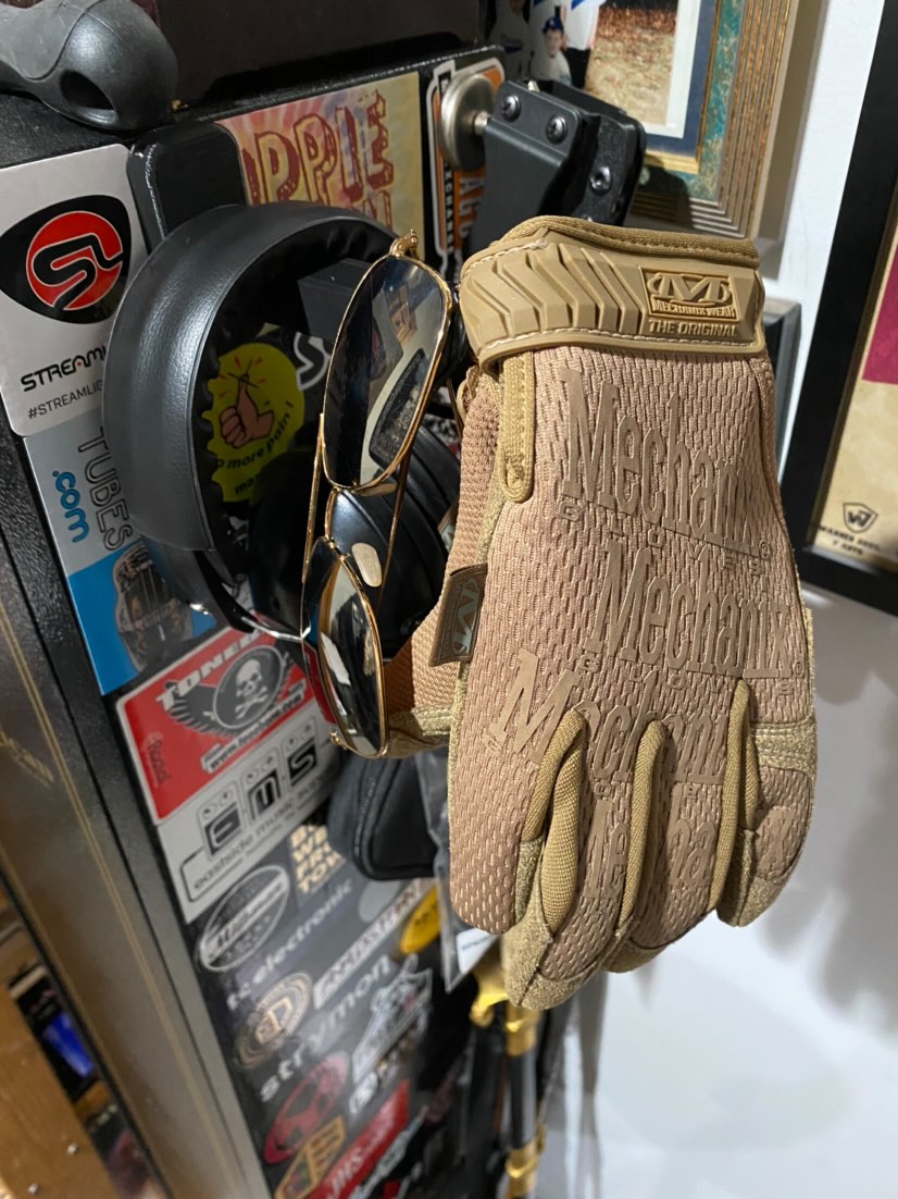 Ear Pro, Glasses, and Gloves Mount - Magnetic | Gear Holder Storage Rack