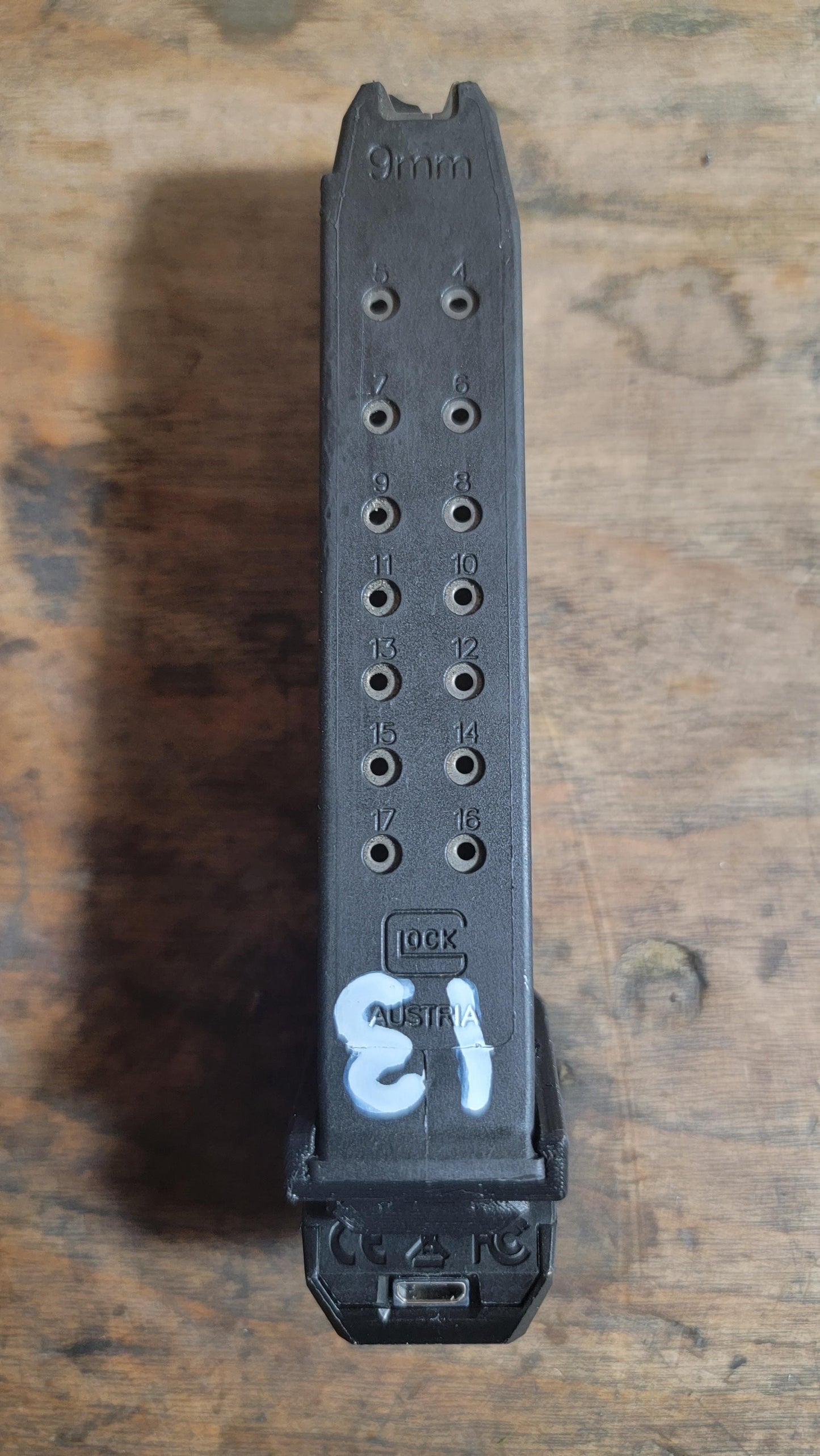 Picatinny Baseplate for MantisX - Fits Glock 9/40 Mags