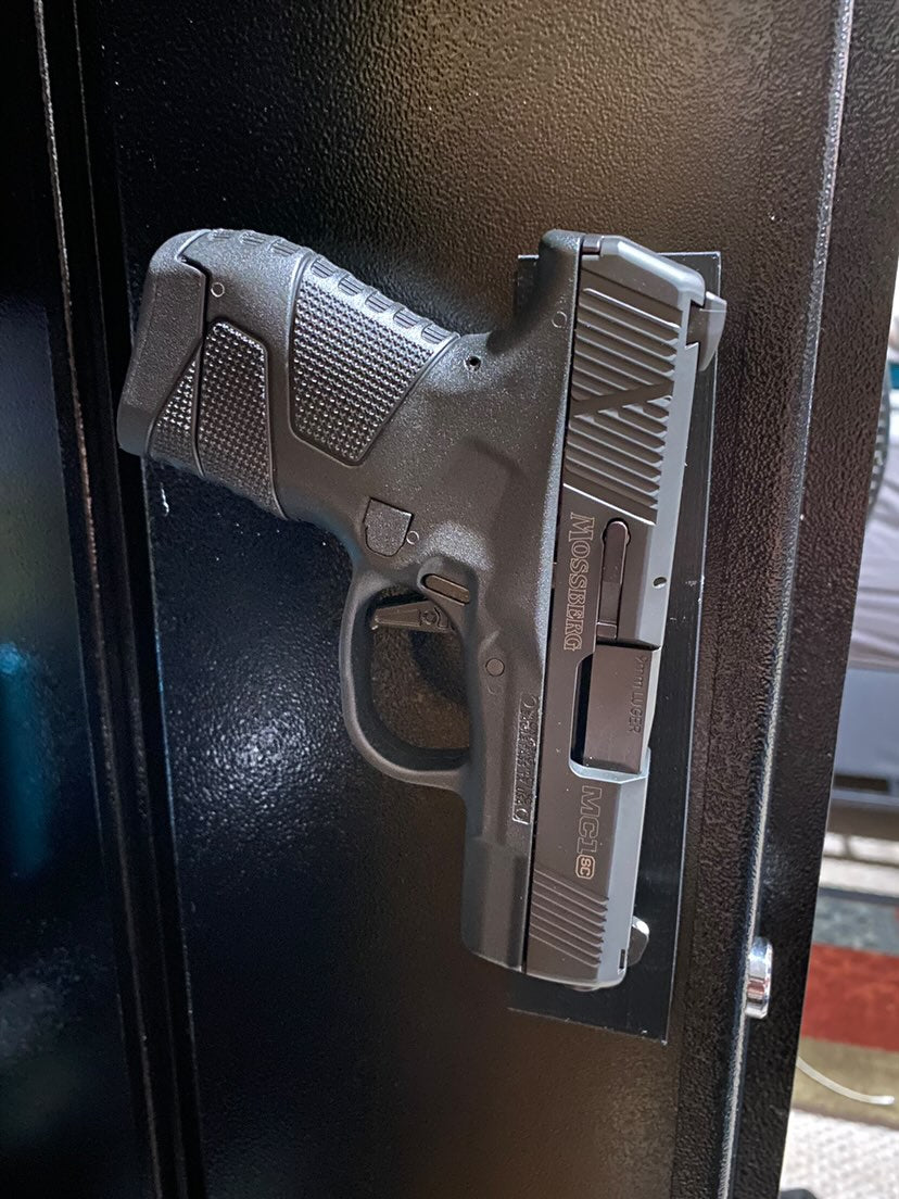 Universal Magnetic Pistol Holder | Handgun Holster Storage Rack