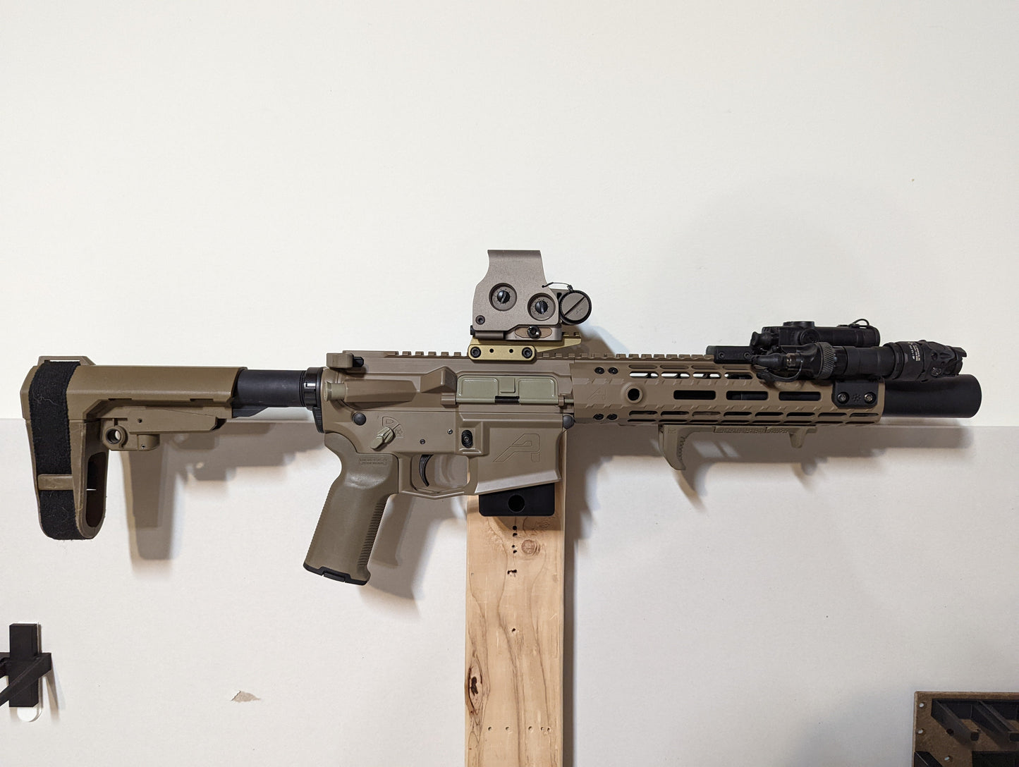 AR 15 Magwell Mount - Wall | Rifle Holder Storage Rack