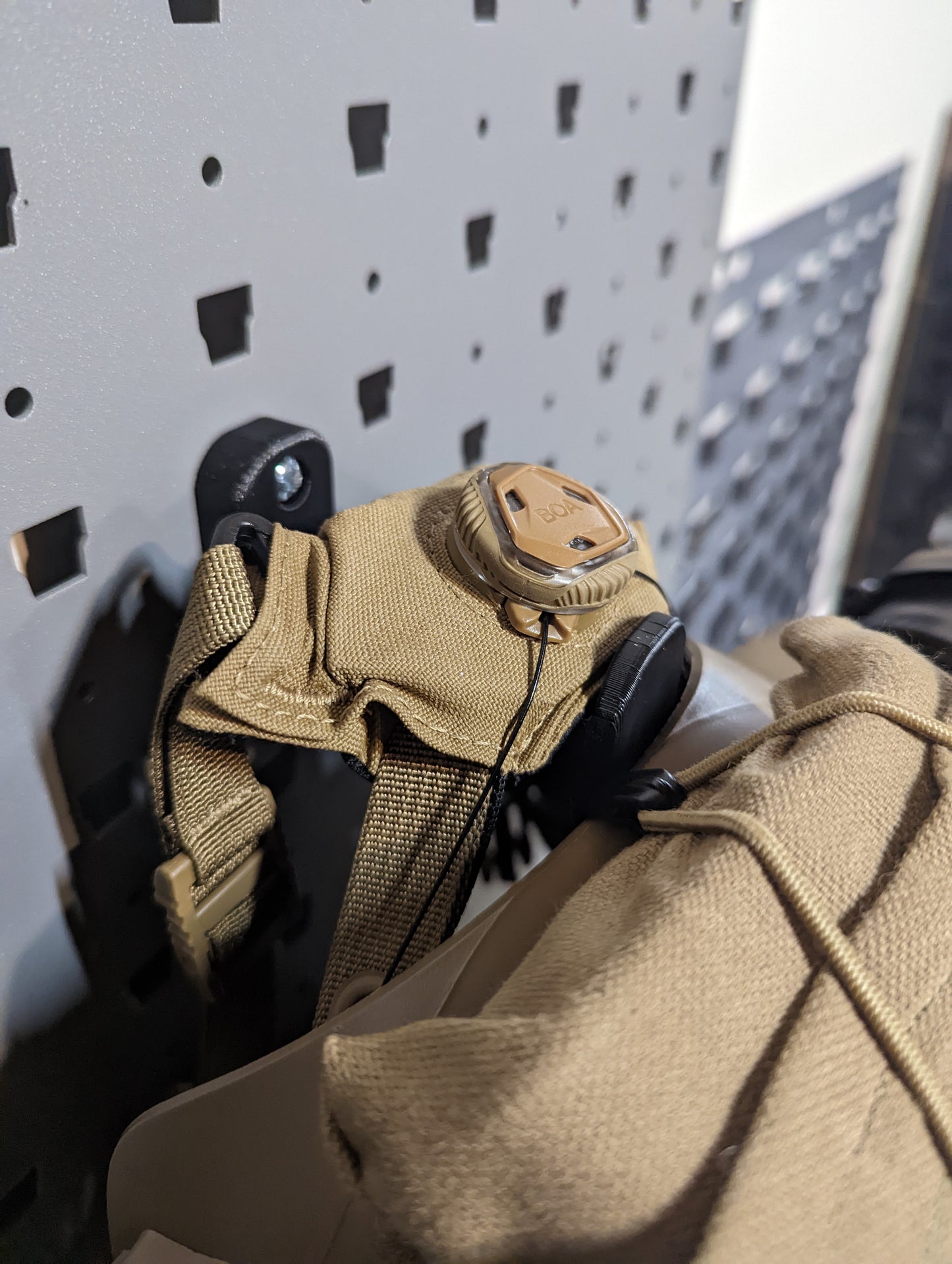 Bump / Ballistic Helmet Mount - GallowTech | Gear Holder Storage Rack