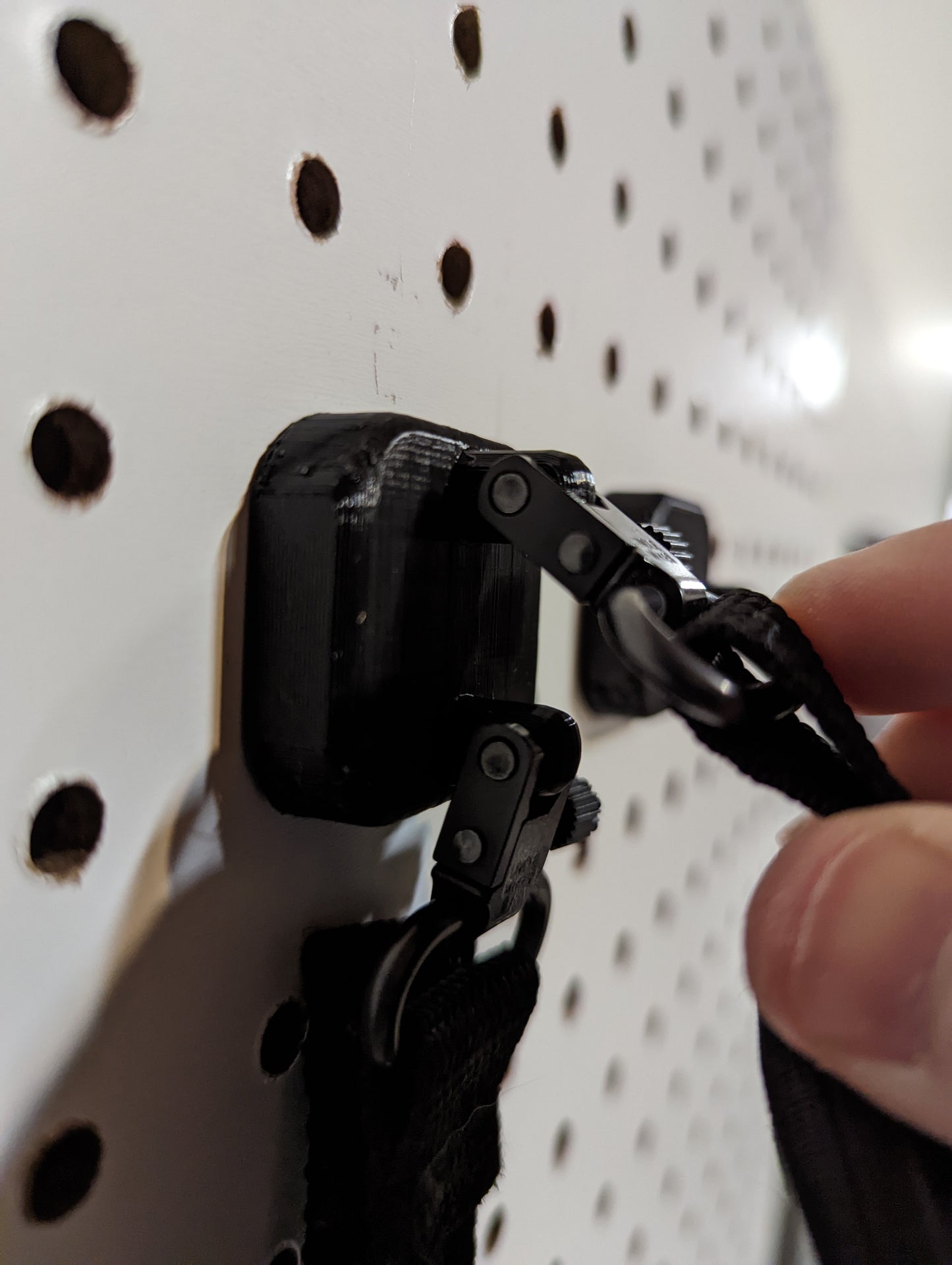 Sling / Bipod Swivel Stud Mount - Pegboard / IKEA Skadis / Wall Control / Vaultek | Gear Holder Storage Rack