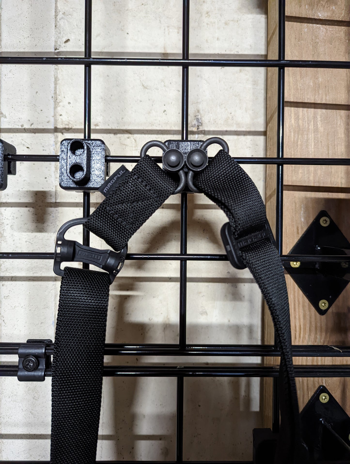 QD Cup Sling Mount - Gridwall | Gear Holder Storage Rack