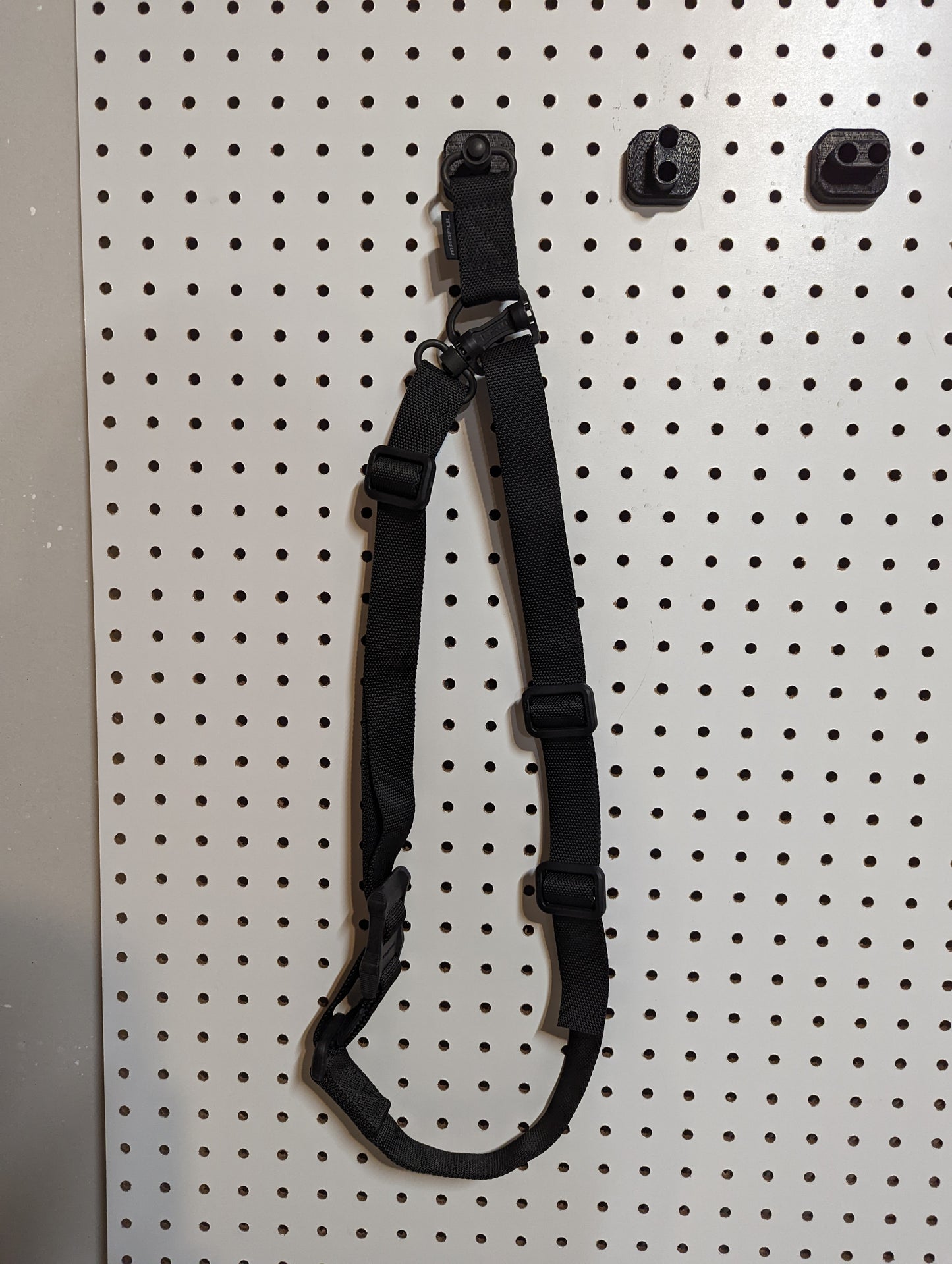 QD Cup Sling Mount - Pegboard / IKEA Skadis / Wall Control / Vaultek | Gear Holder Storage Rack