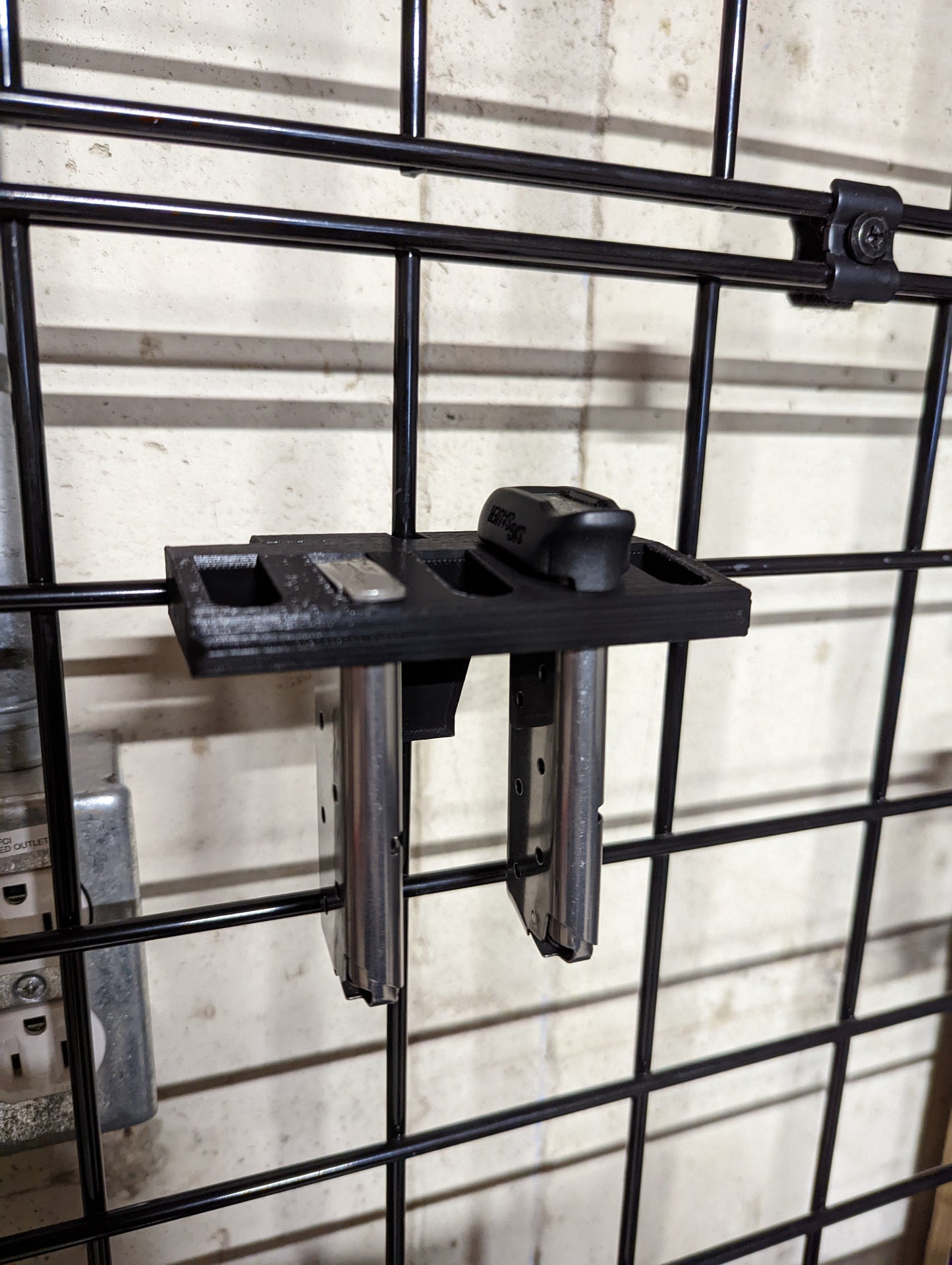 Mount for Bersa Thunder 380 Mags - Gridwall | Magazine Holder Storage Rack
