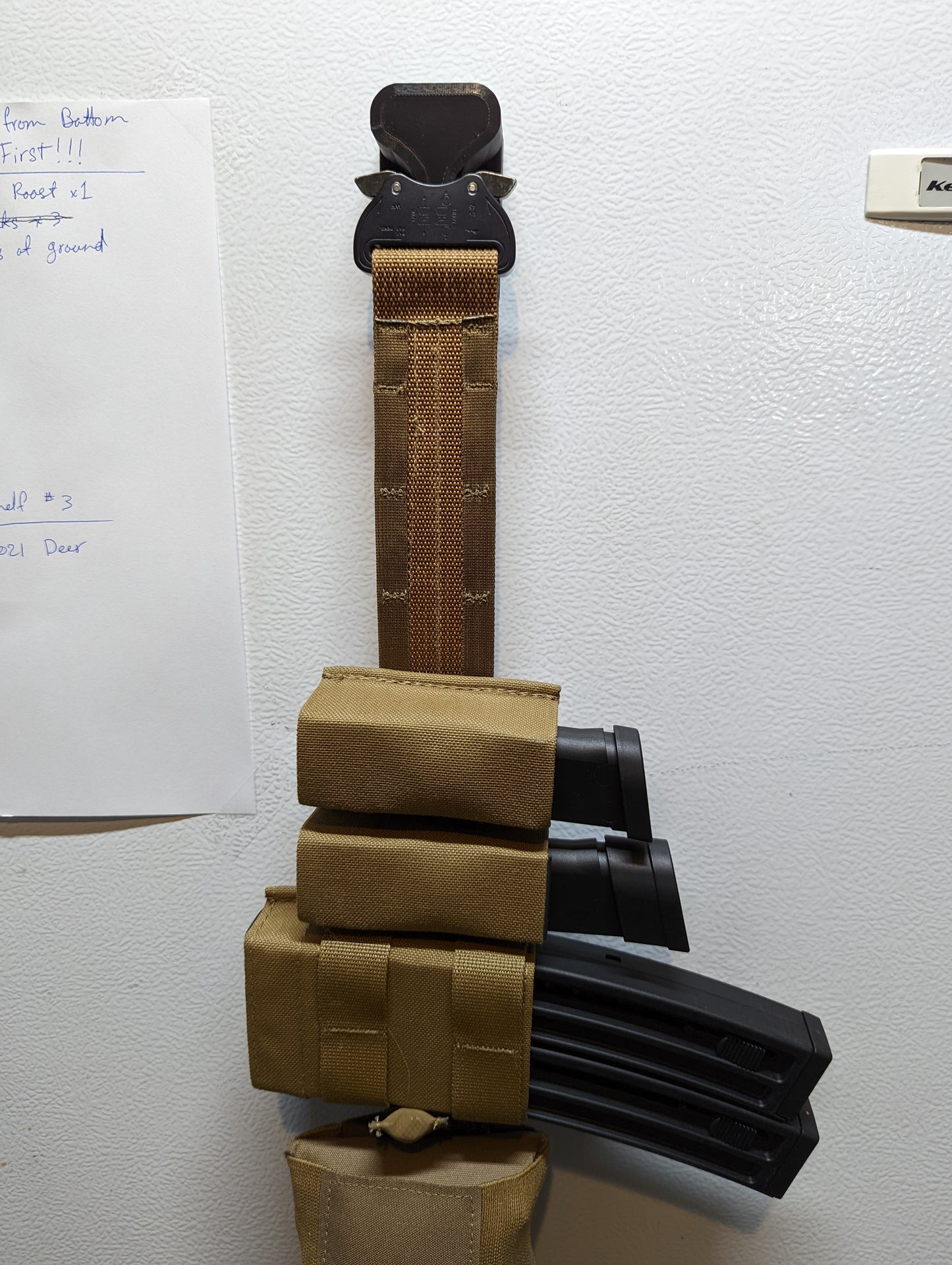 Cobra Buckle Belt Mount - Magnetic | Gear Holder Storage Rack