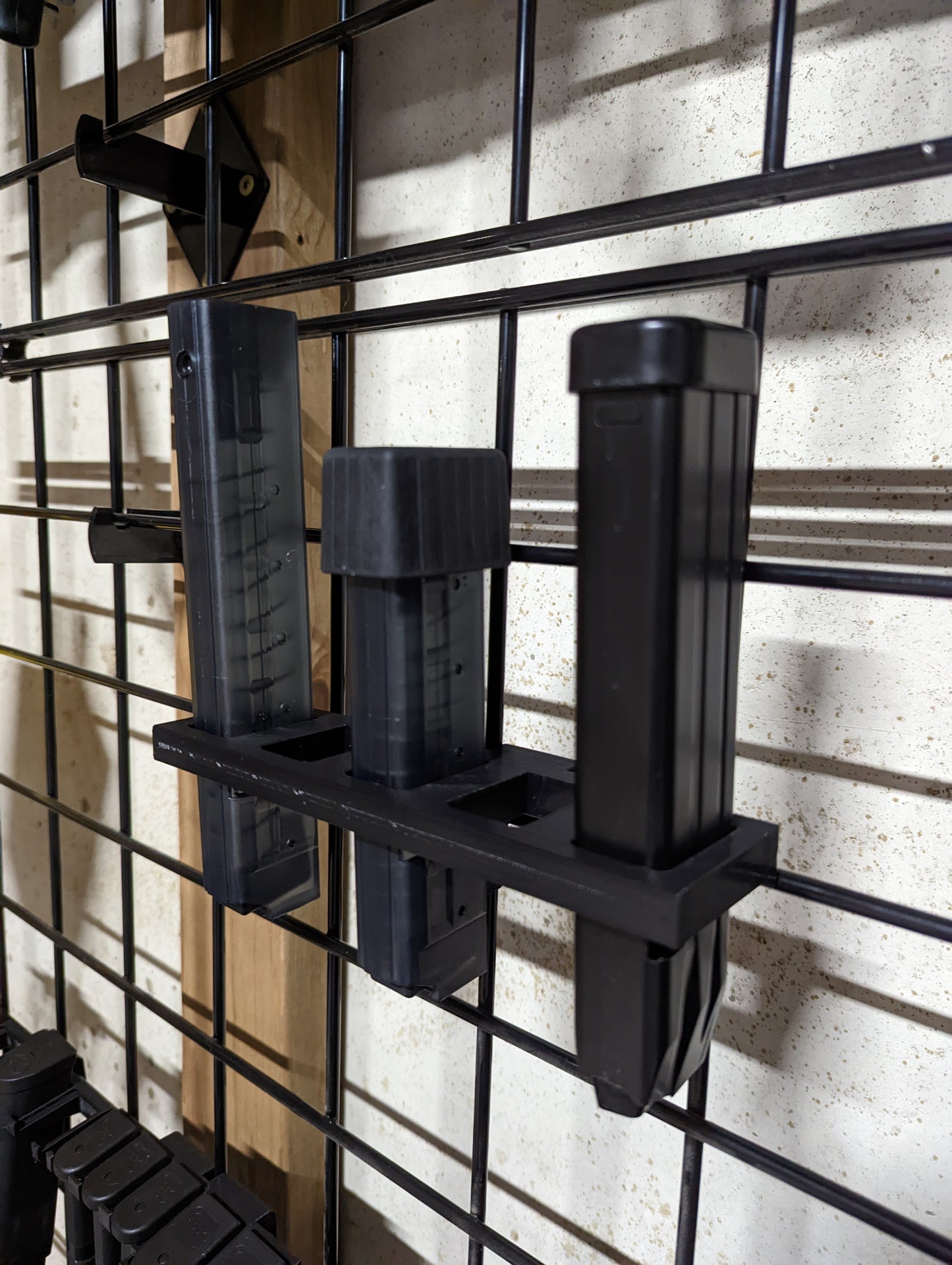 Mount for B&T APC/GHM/SPC/TP9/etc Mags - Gridwall | Magazine Holder Storage Rack