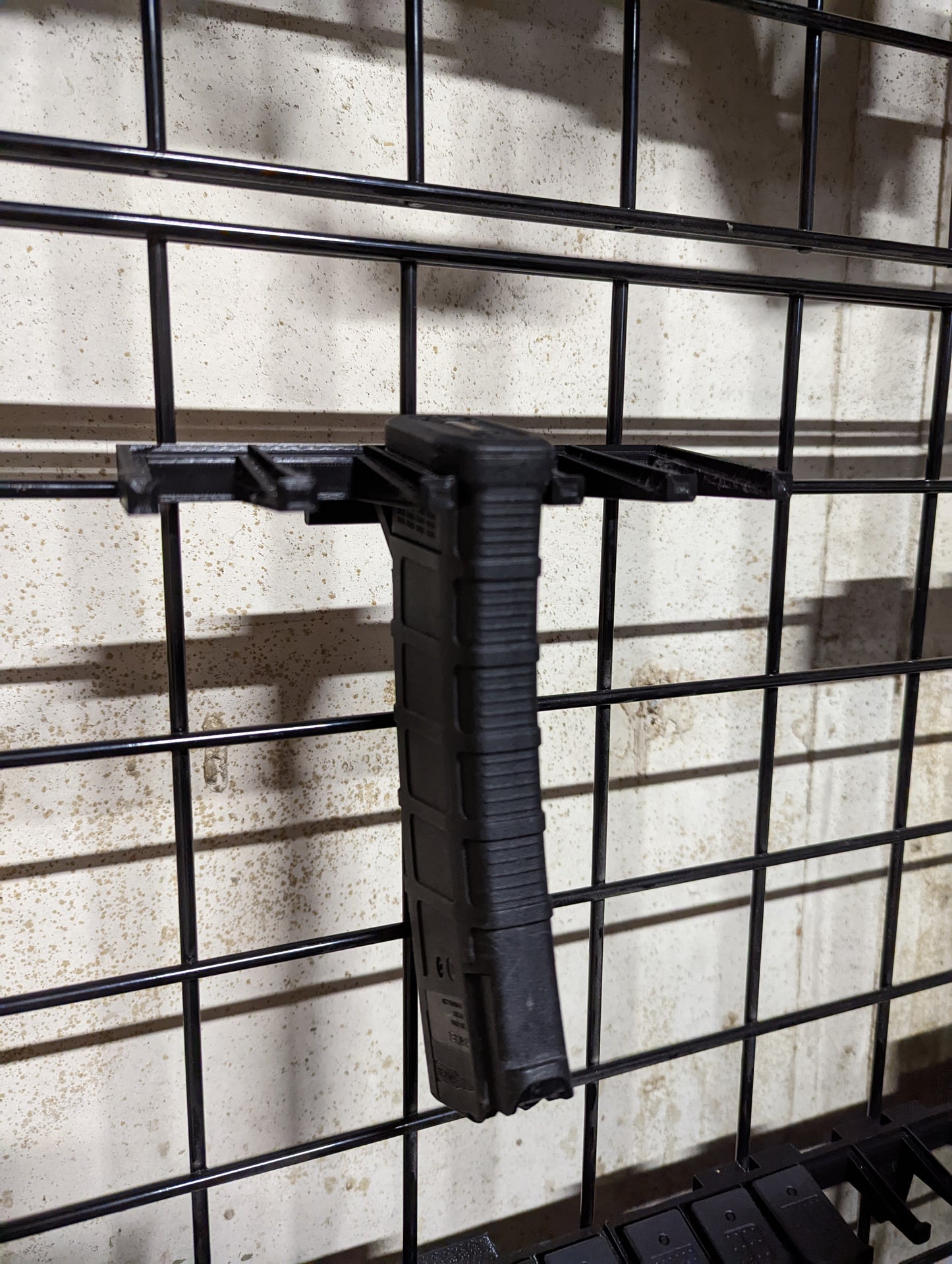 Mount for 545 AK Pmag Mags - Gridwall | Magazine Holder Storage Rack