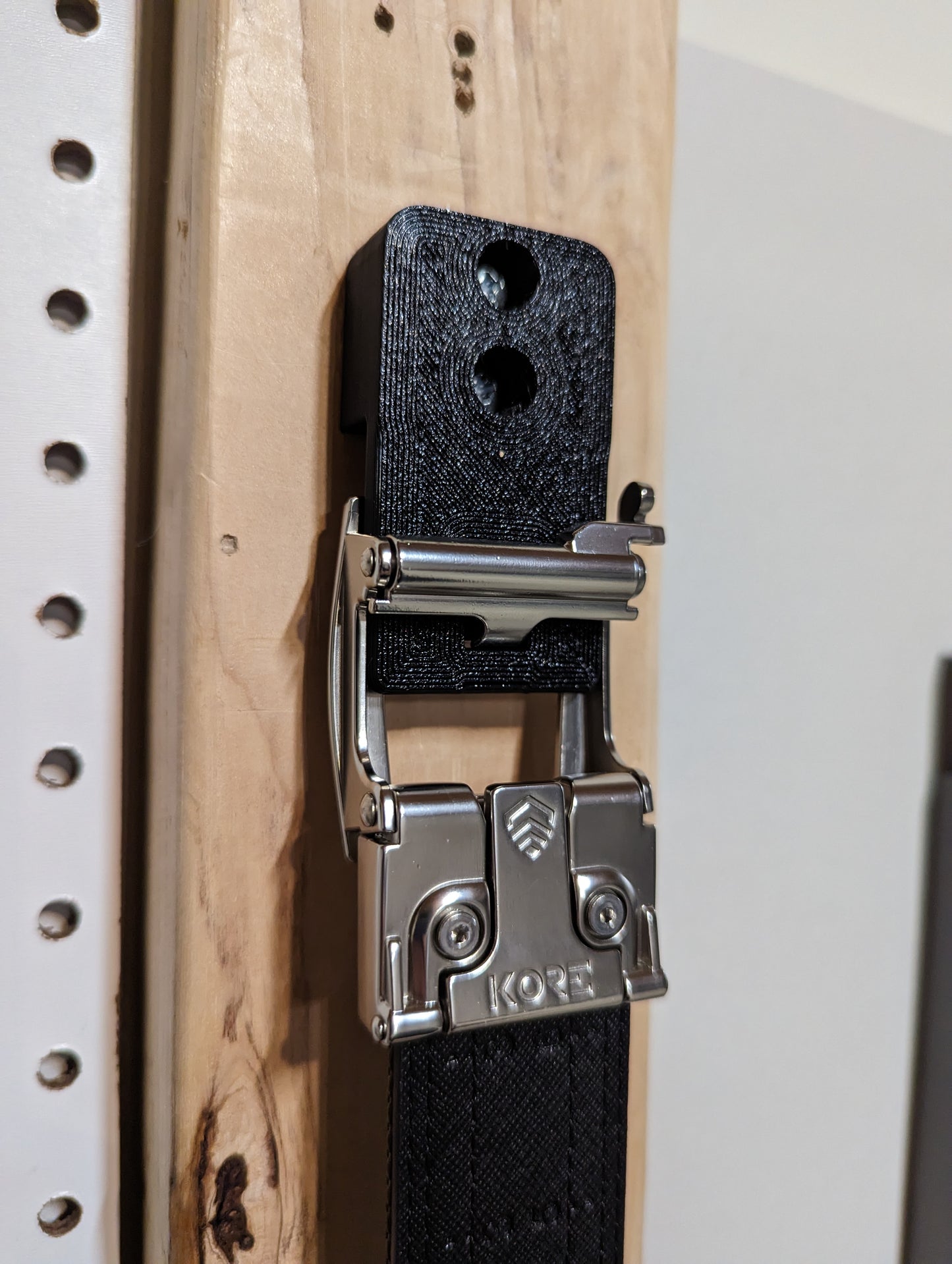 Belt Mount for Kore Buckle - Wall | Gear Holder Storage Rack